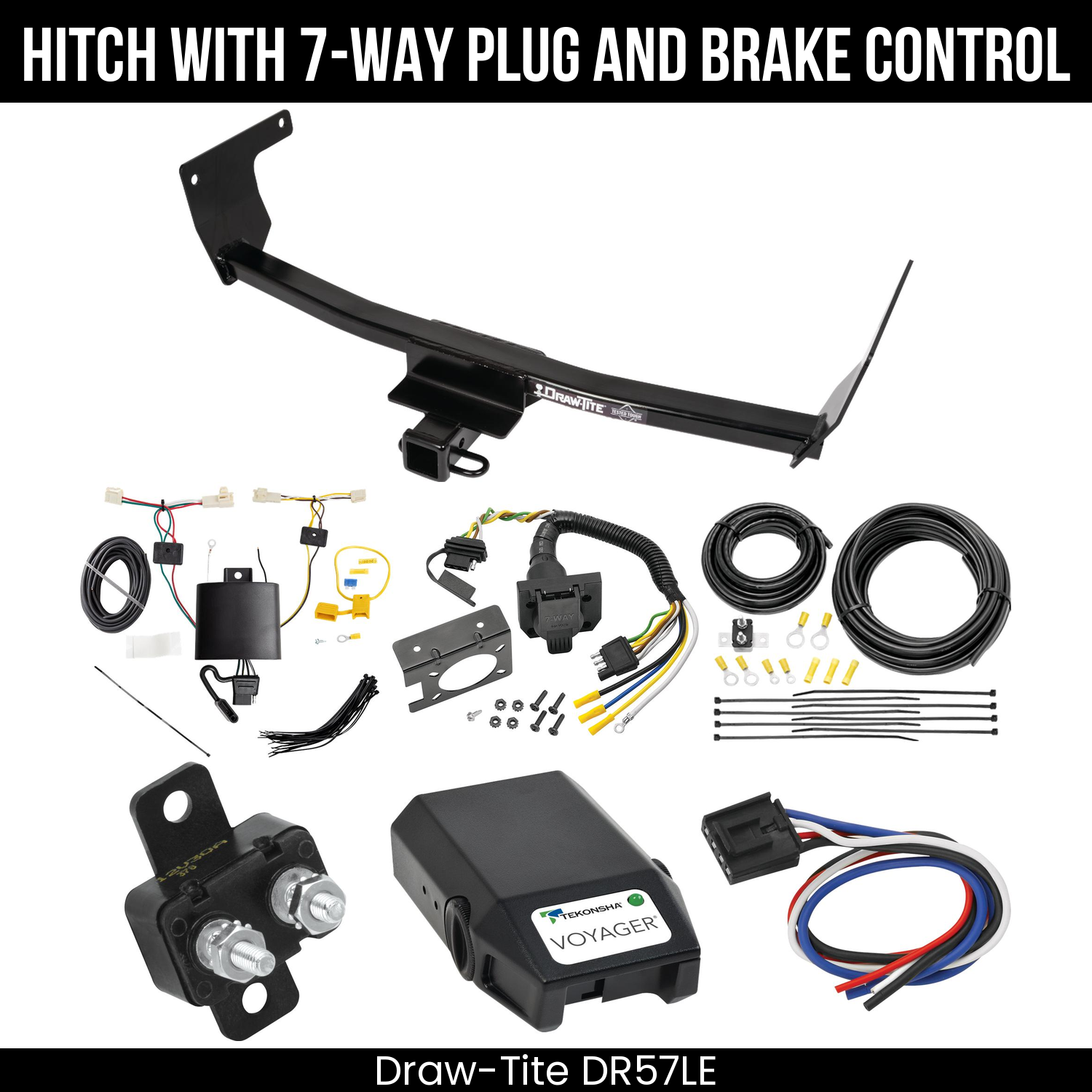 Trailer Hitch , 7-Way , Tekonsha Voyager Brake Control