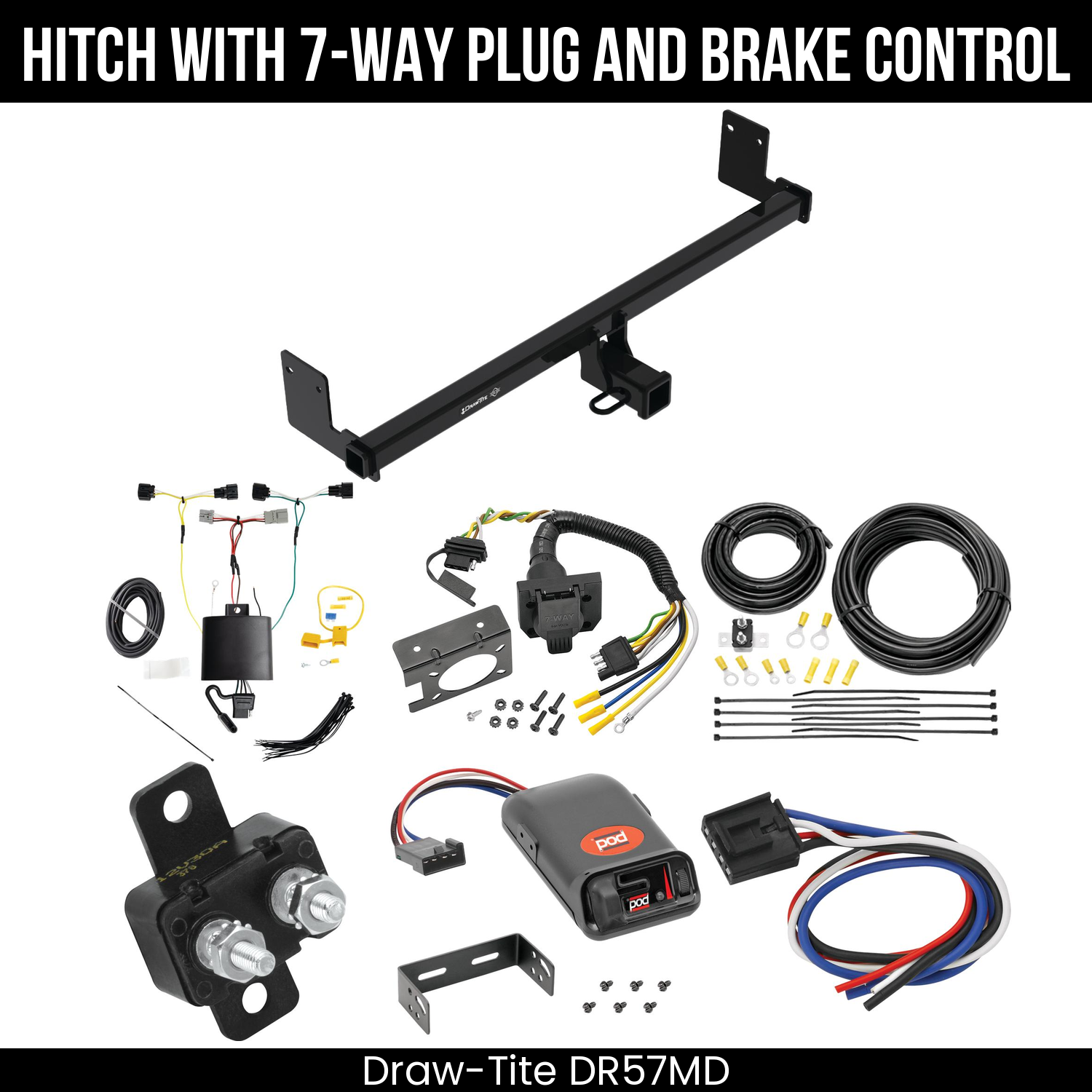 Trailer Hitch , 7-Way , Pro Series POD Brake Control
