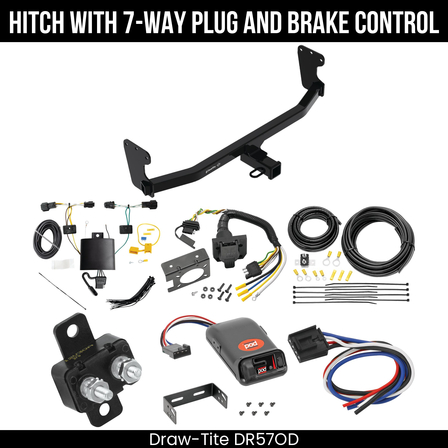 Trailer Hitch , 7-Way , Pro Series POD Brake Control