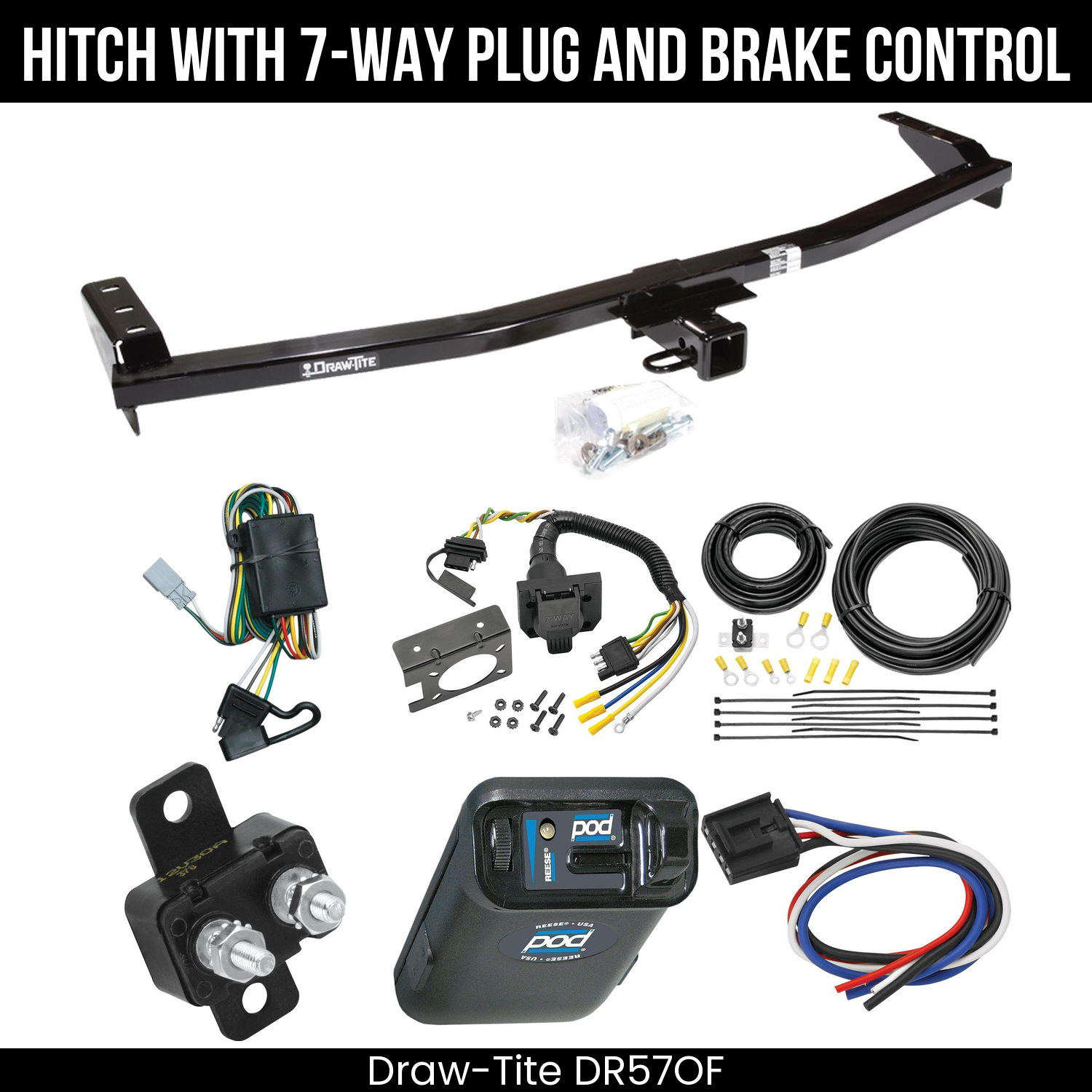 Trailer Hitch , 7-Way , Reese POD Brake Control