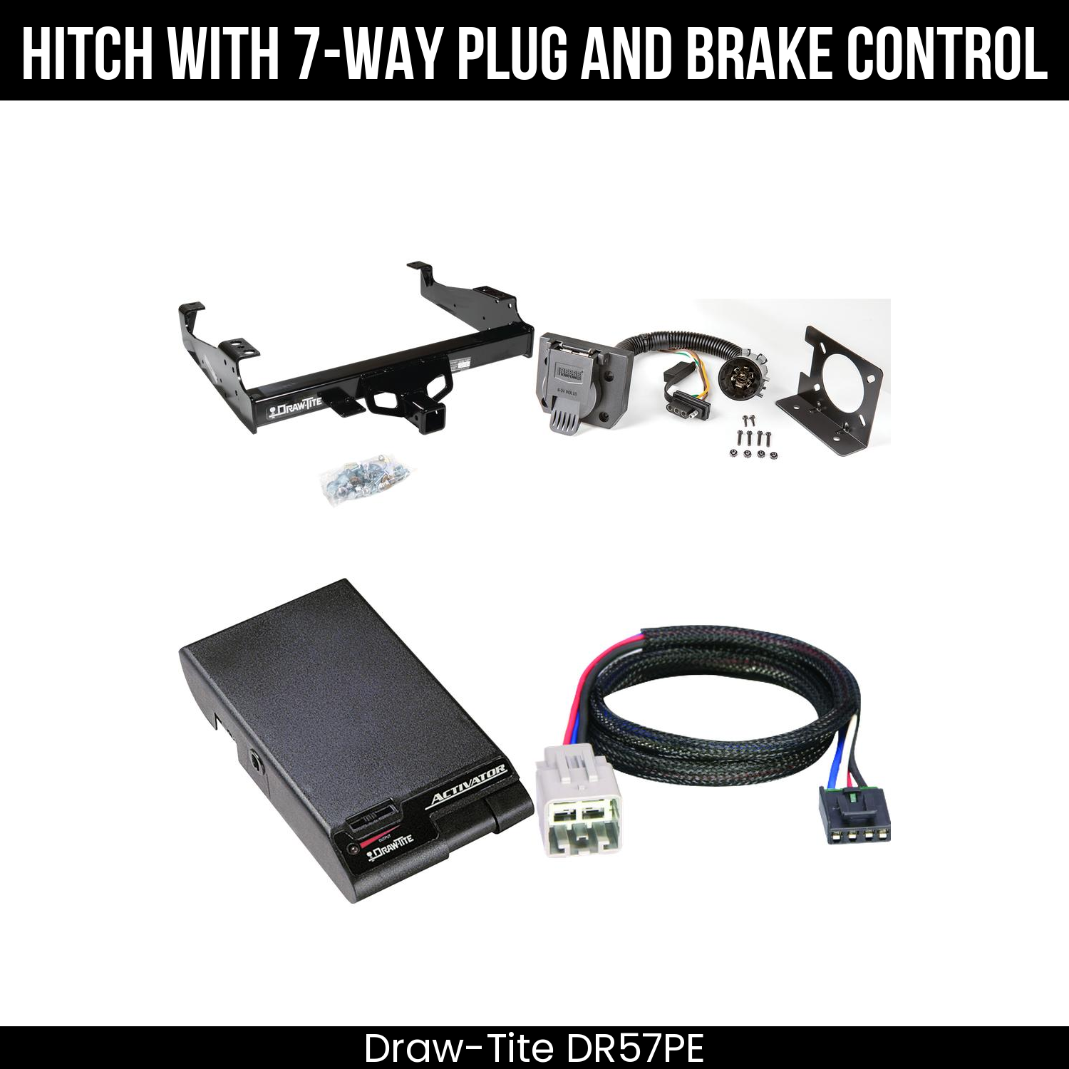 Trailer Hitch , 7-Way , Draw-Tite Activator Brake Control