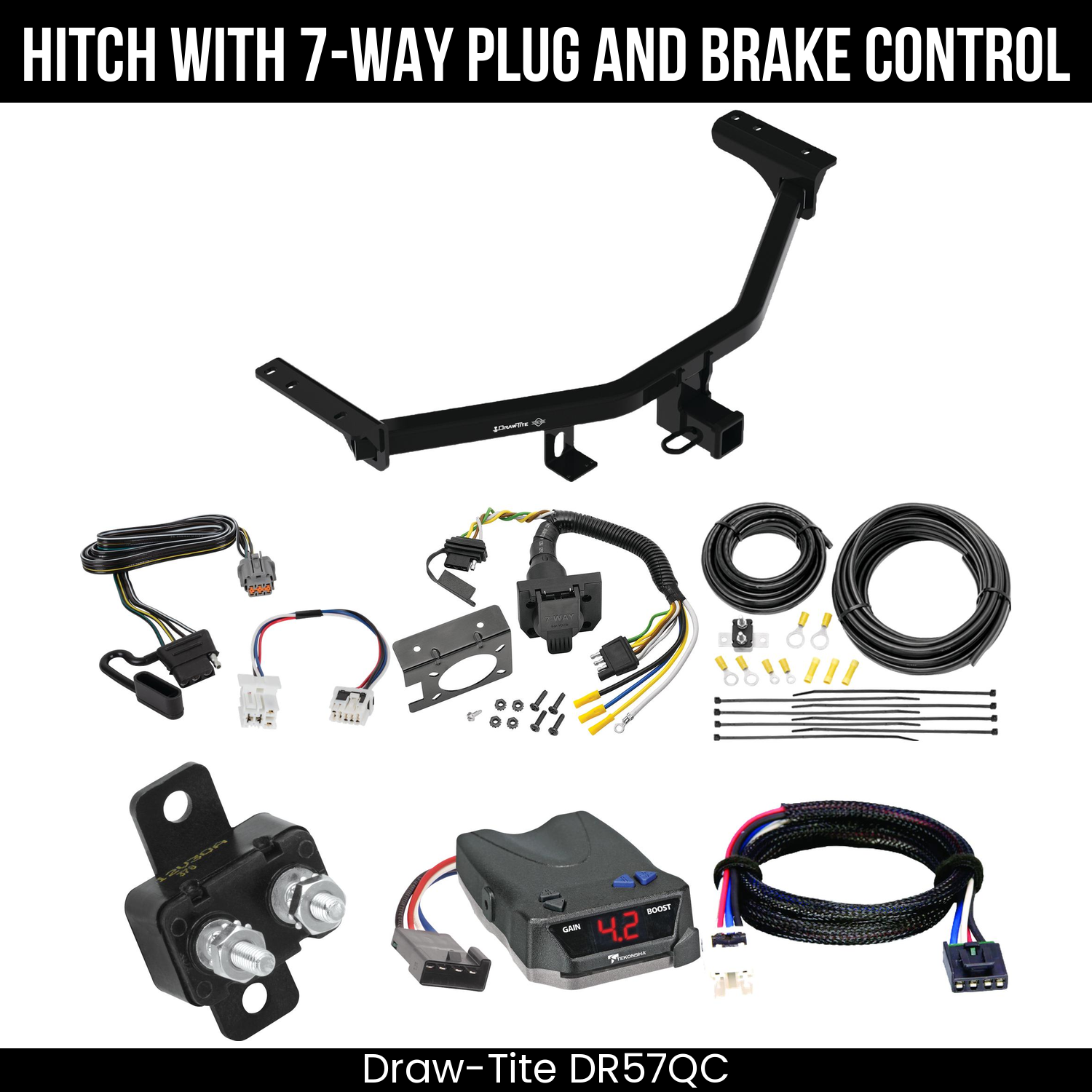 Trailer Hitch , 7-Way , Tekonsha Brake EVN Control