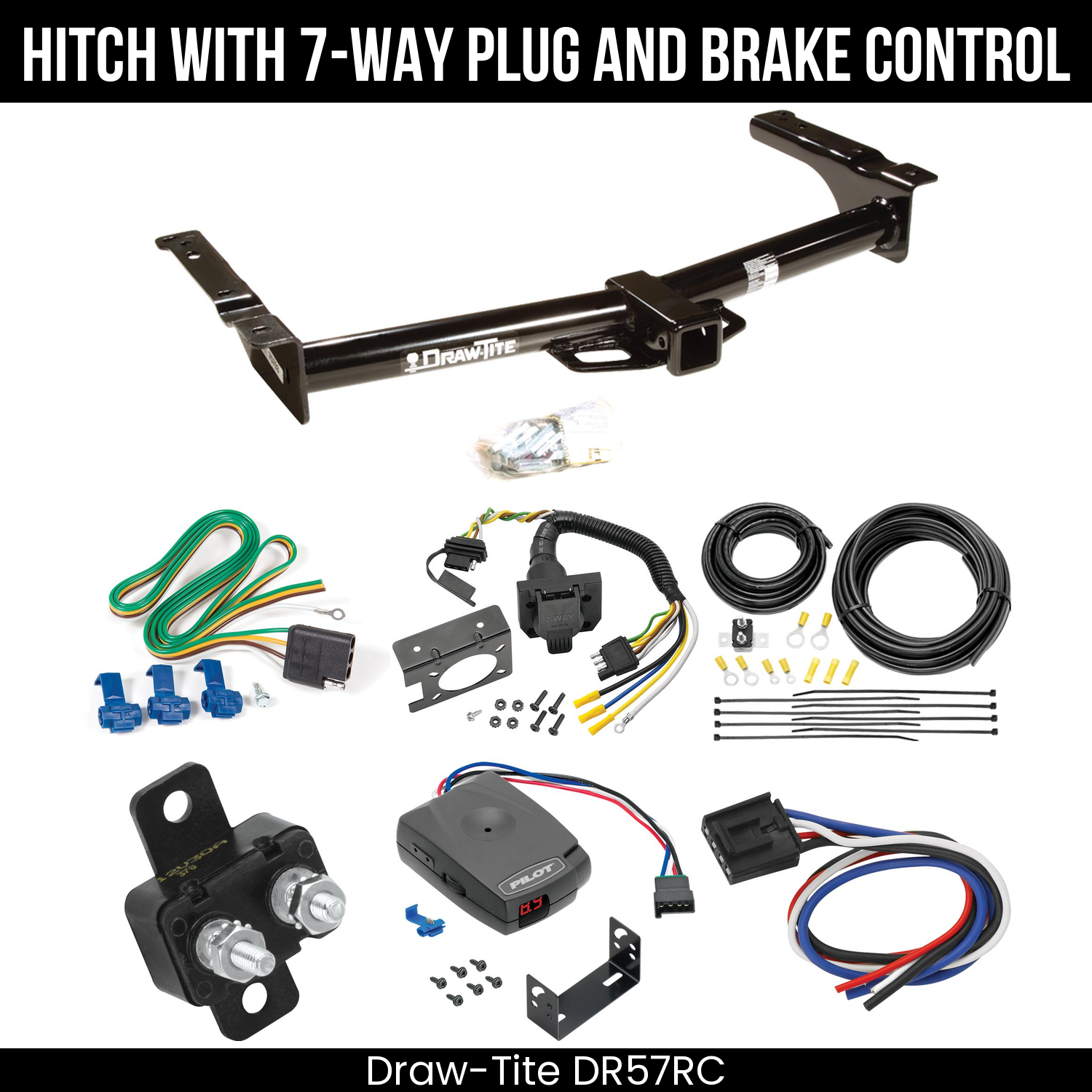 Trailer Hitch , 7-Way , Pro Series Pilot Brake Control