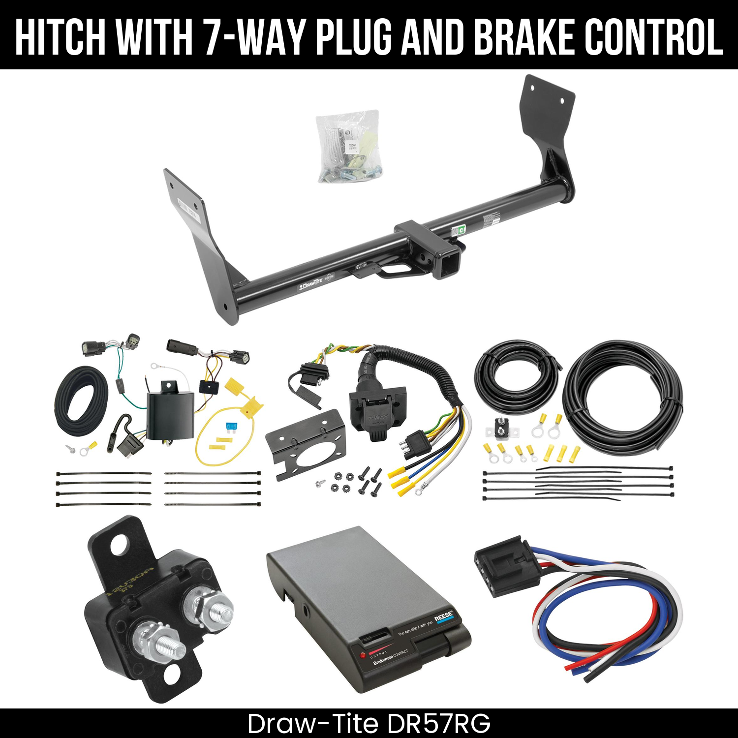 Trailer Hitch , 7-Way , Reese Brakeman Brake Control