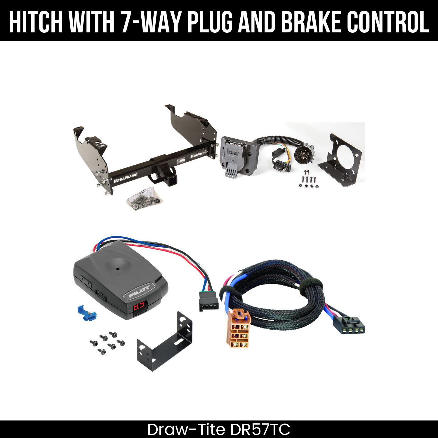 Trailer Hitch , 7-Way , Pro Series Pilot Brake Control
