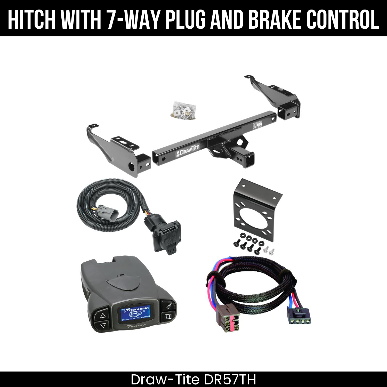 Trailer Hitch , 7-Way , Tekonsha Prodigy P3 Brake Control