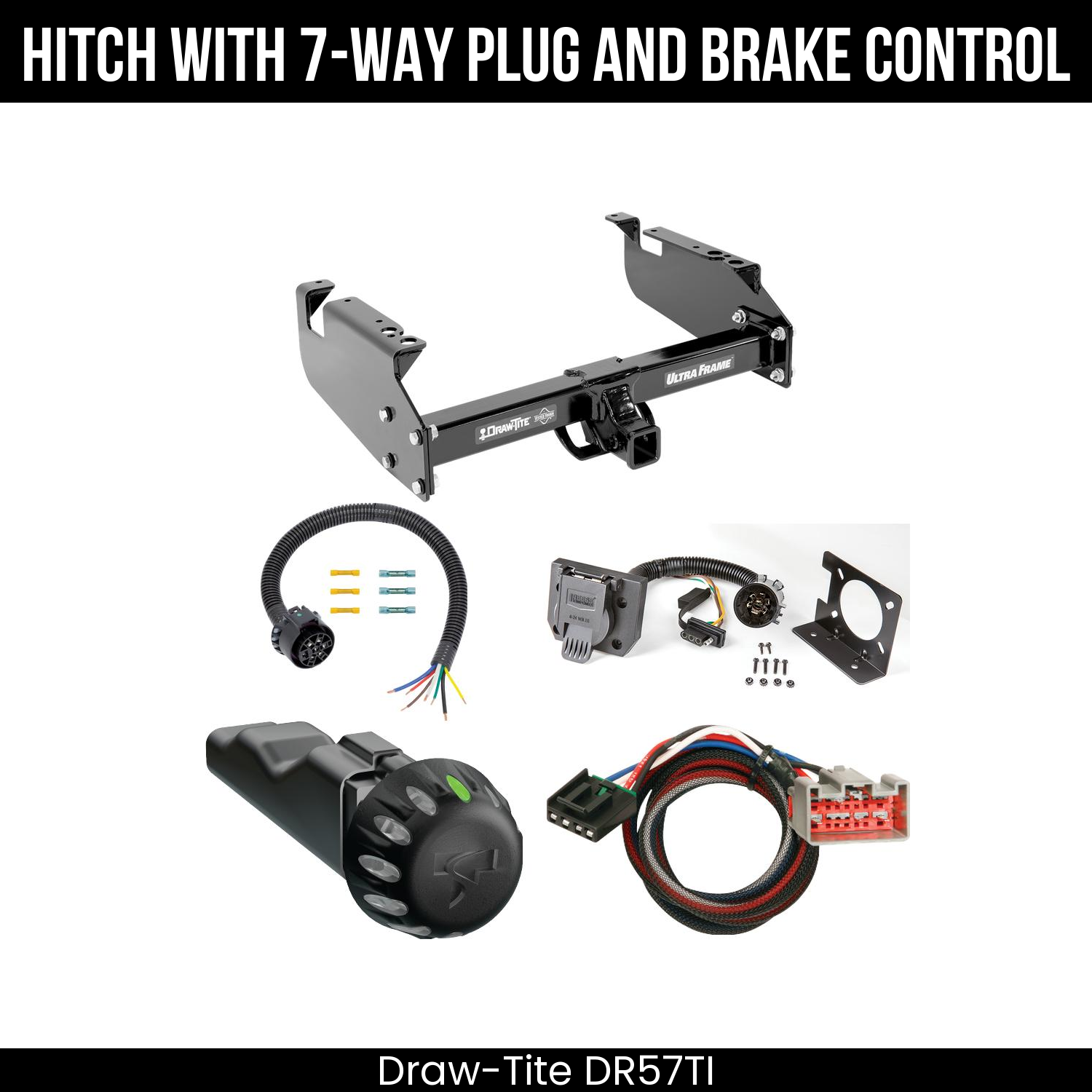 Draw Tite DR57TI Hitch With 7 Way Plug And Brake Control Bundle Featureimg