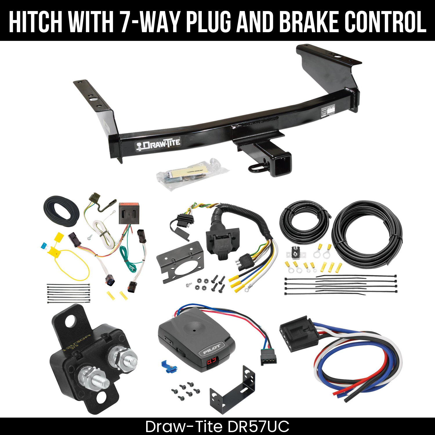 Trailer Hitch , 7-Way , Pro Series Pilot Brake Control
