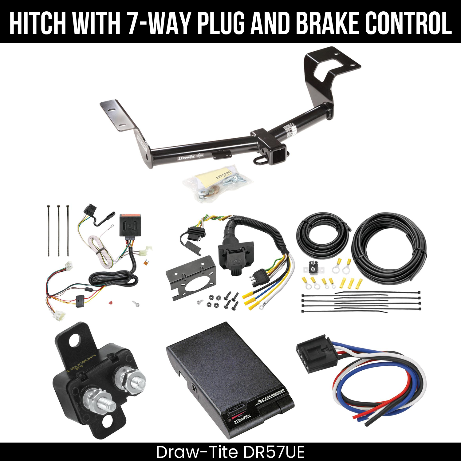 Trailer Hitch , 7-Way , Draw-Tite Activator Brake Control