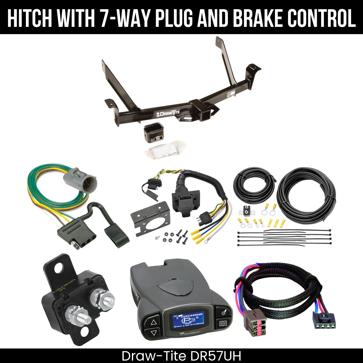 Trailer Hitch , 7-Way , Tekonsha Prodigy P3 Brake Control