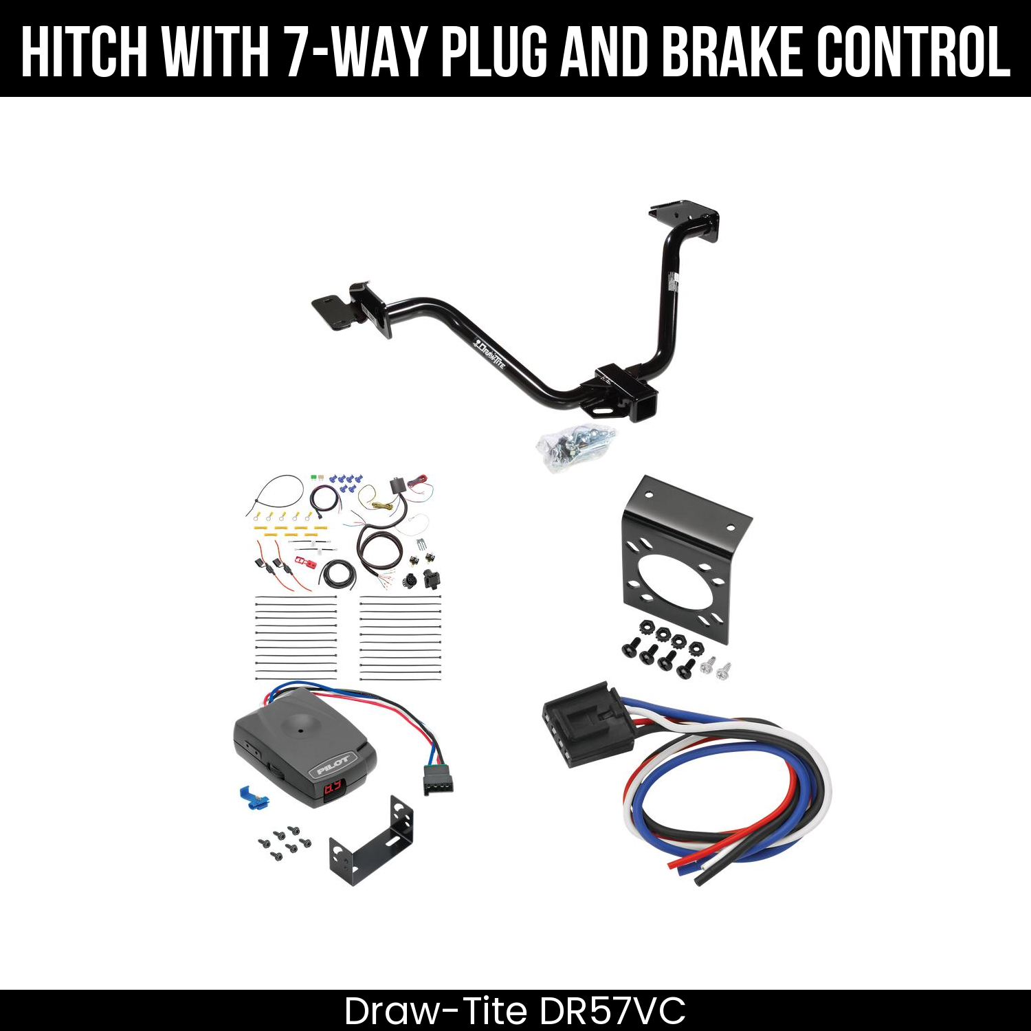 Trailer Hitch , 7-Way , Pro Series Pilot Brake Control