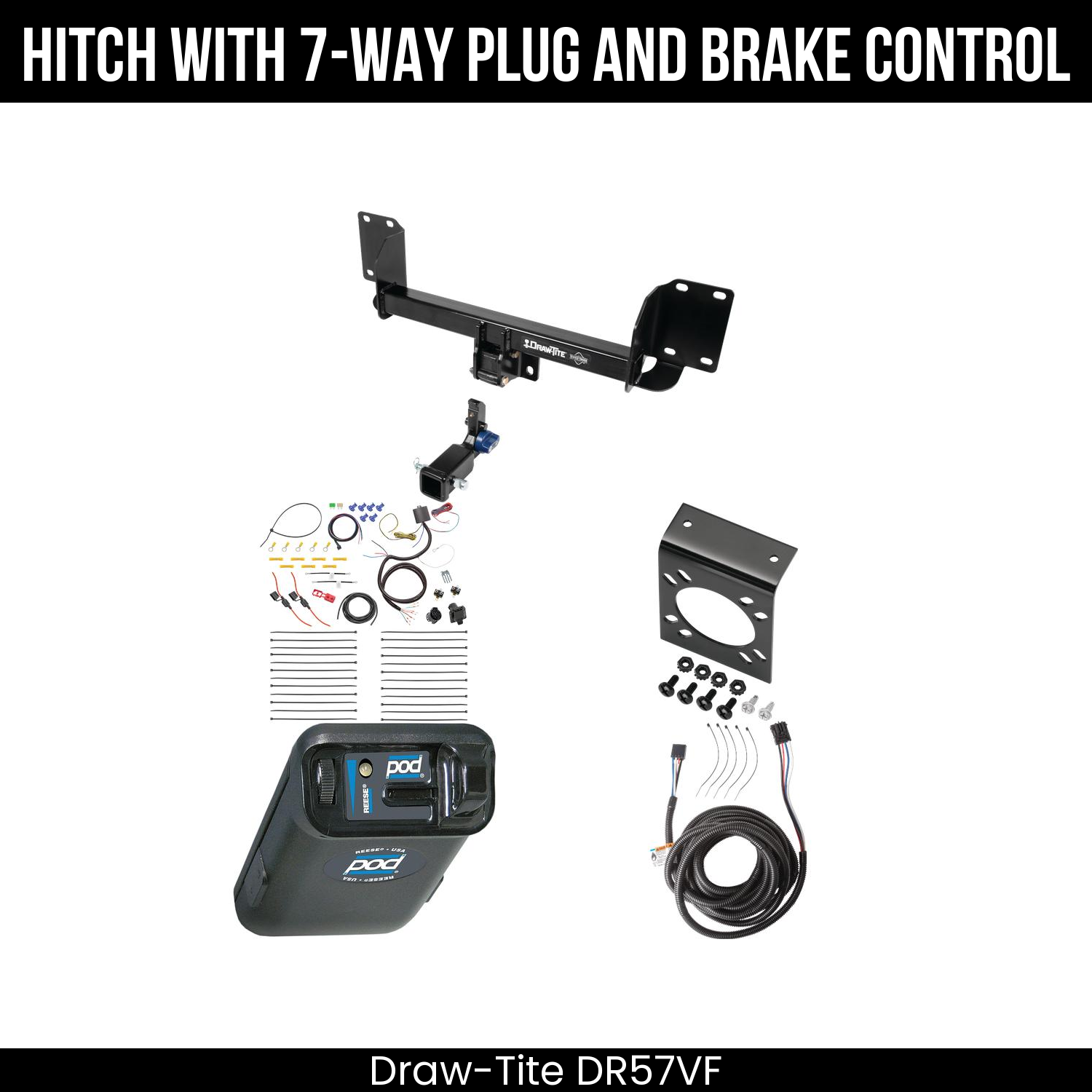 Trailer Hitch , 7-Way , Reese POD Brake Control