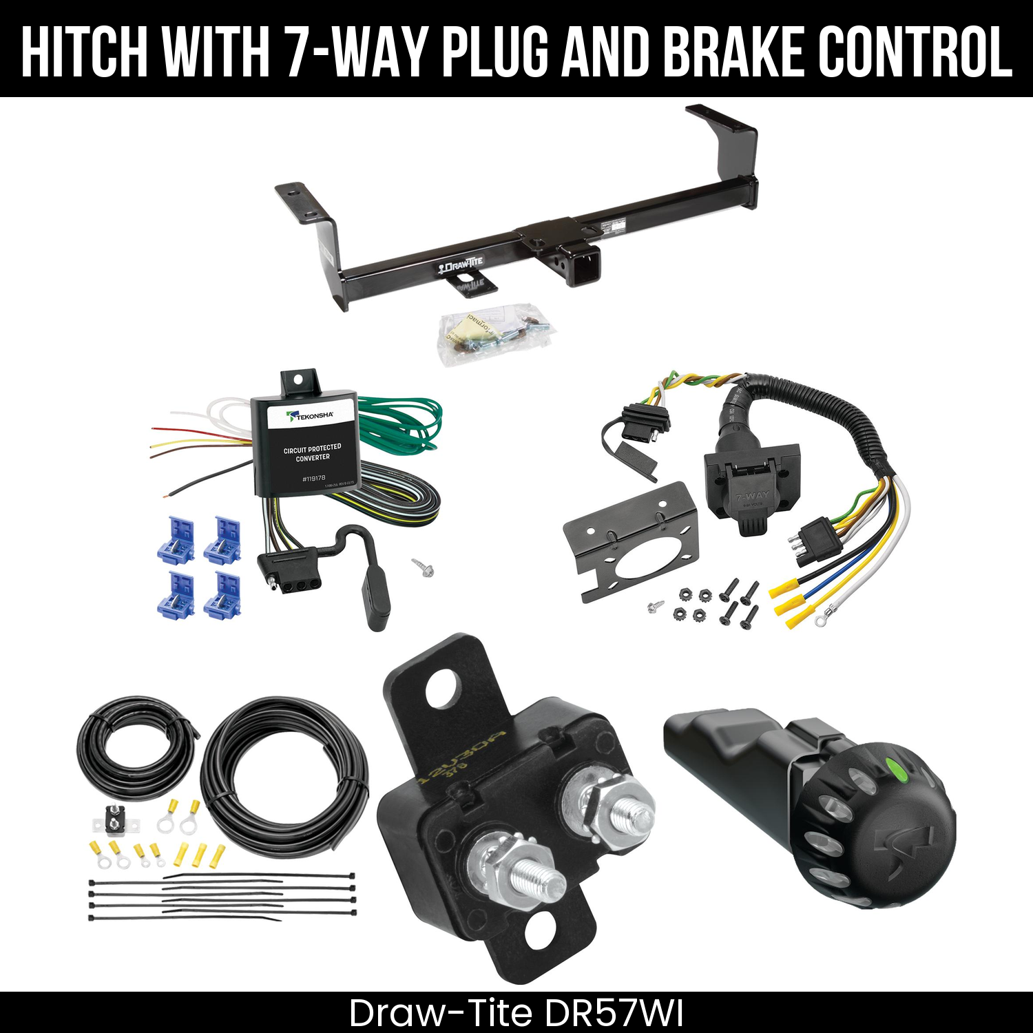 Trailer Hitch , 7-Way , Tekonsha Voyager iD Smart Brake Control