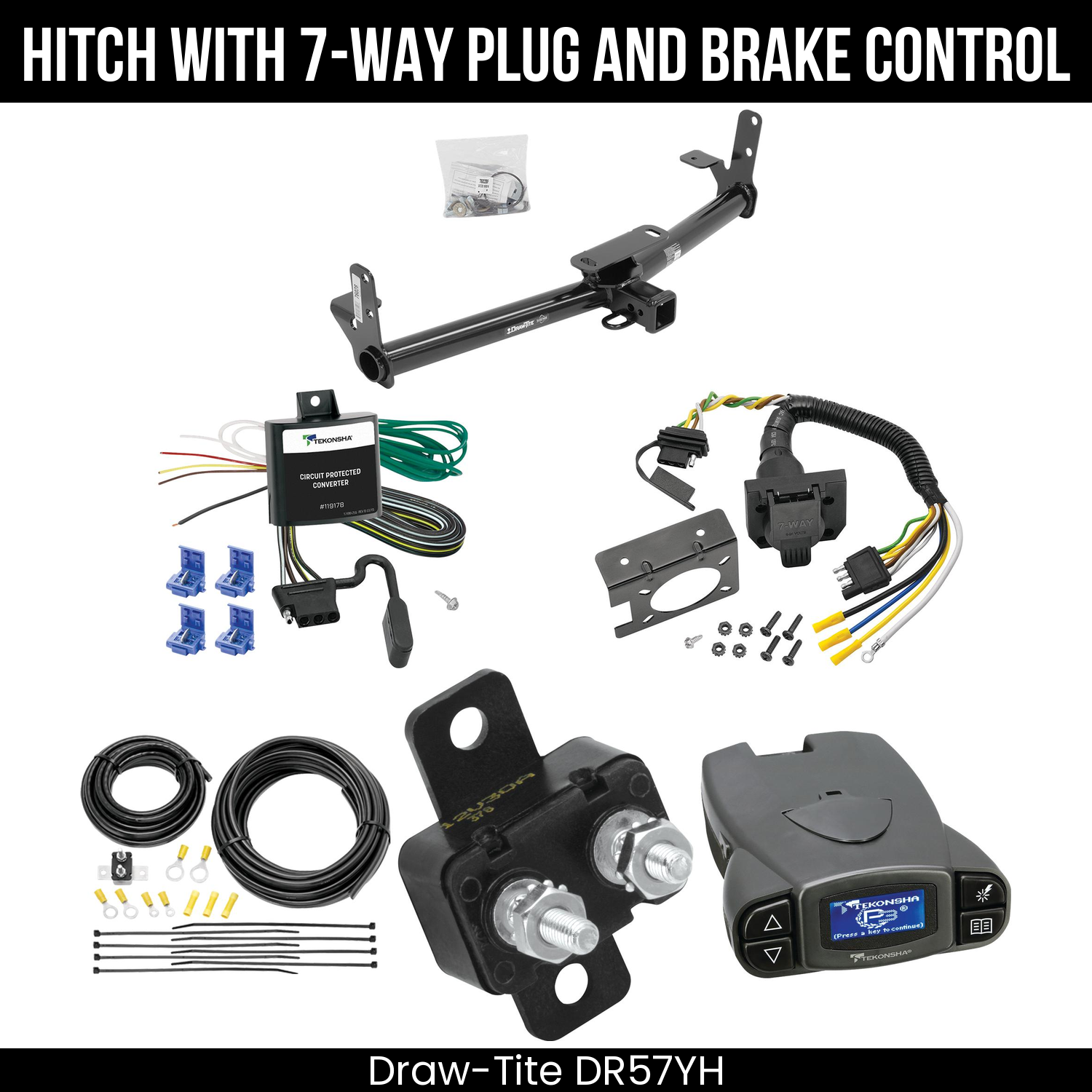 Trailer Hitch , 7-Way , Tekonsha Prodigy P3 Brake Control
