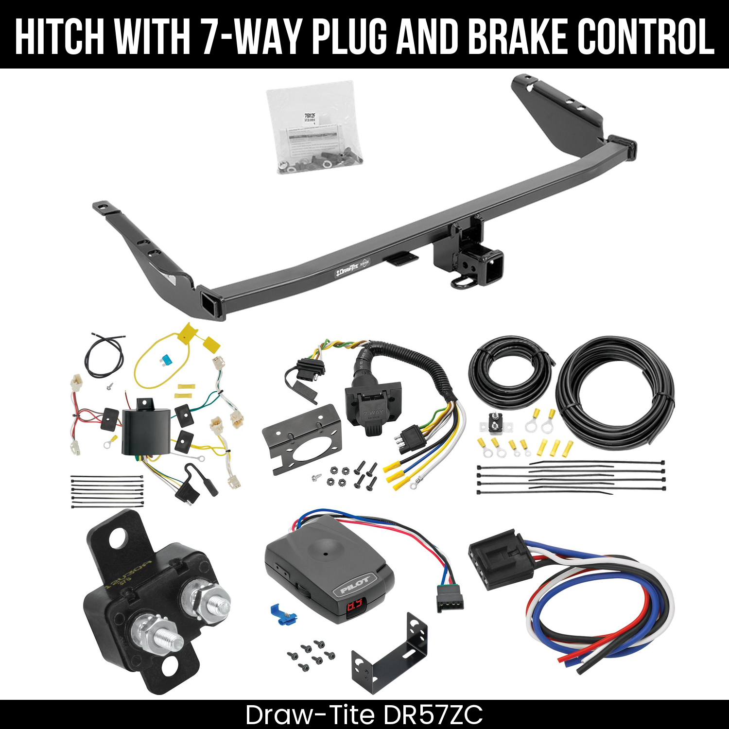 Trailer Hitch , 7-Way , Pro Series Pilot Brake Control