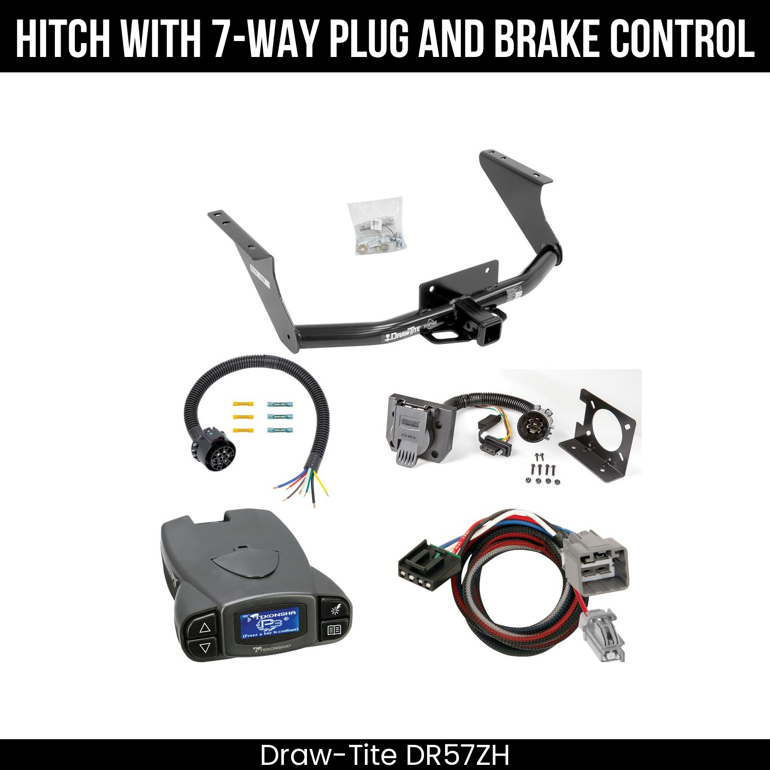 Trailer Hitch , 7-Way , Tekonsha Prodigy P3 Brake Control