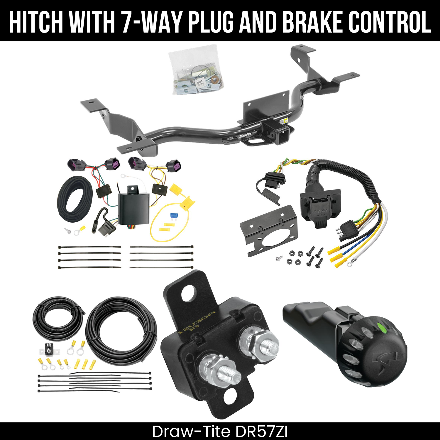 Trailer Hitch , 7-Way , Tekonsha Voyager iD Smart Brake Control