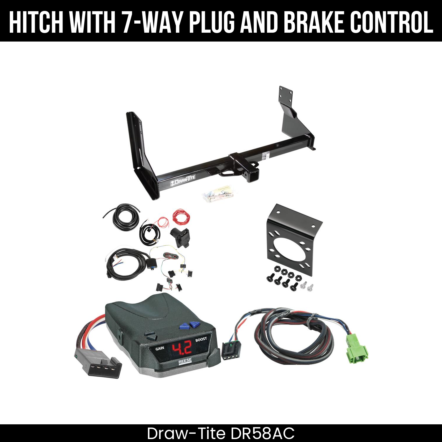 Trailer Hitch , 7-Way , Reese Brake EVN Control