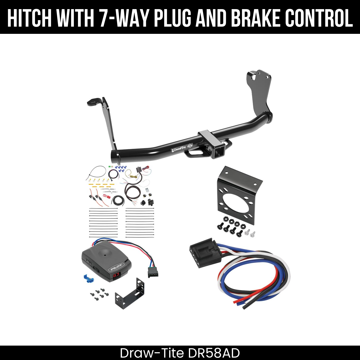 Trailer Hitch , 7-Way , Pro Series Pilot Brake Control