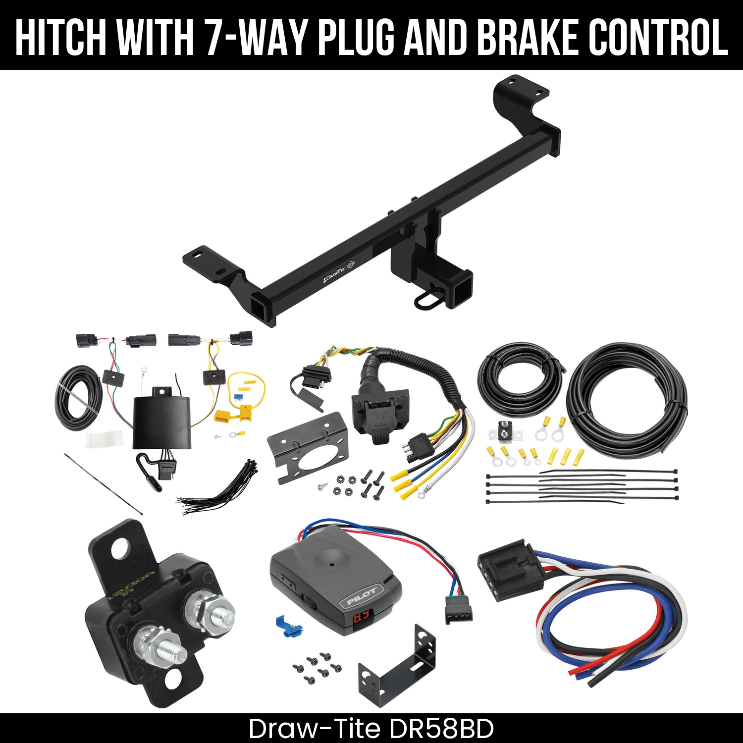 Trailer Hitch , 7-Way , Pro Series Pilot Brake Control
