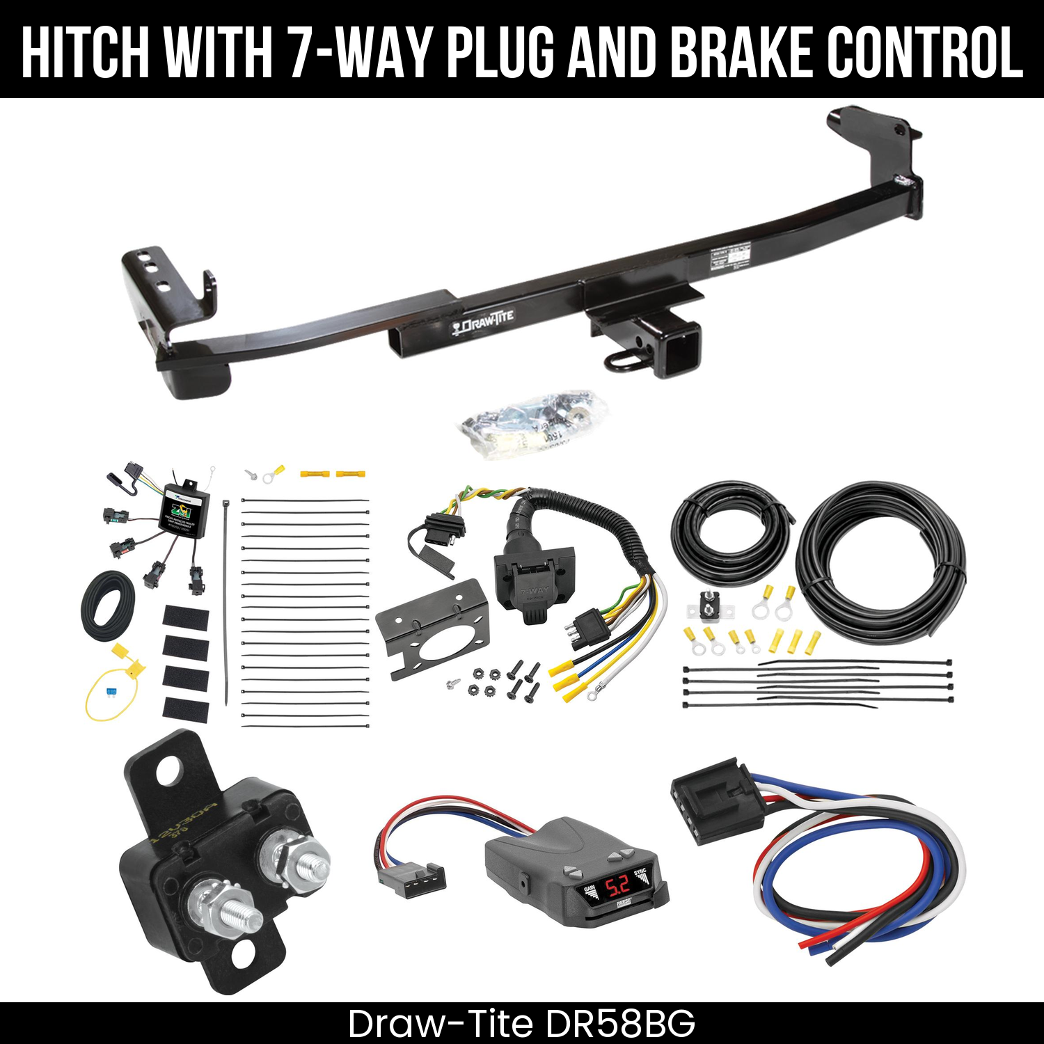 Trailer Hitch , 7-Way , Reese Brakeman IV Brake Control