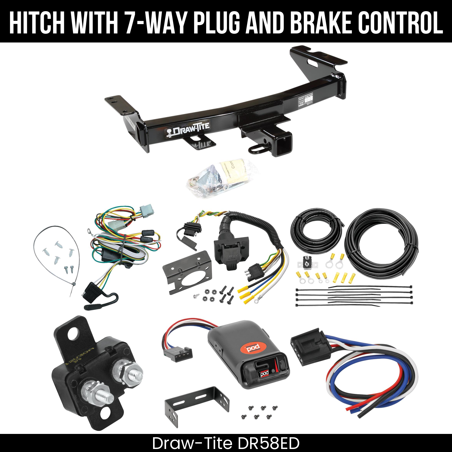 Trailer Hitch , 7-Way , Pro Series POD Brake Control