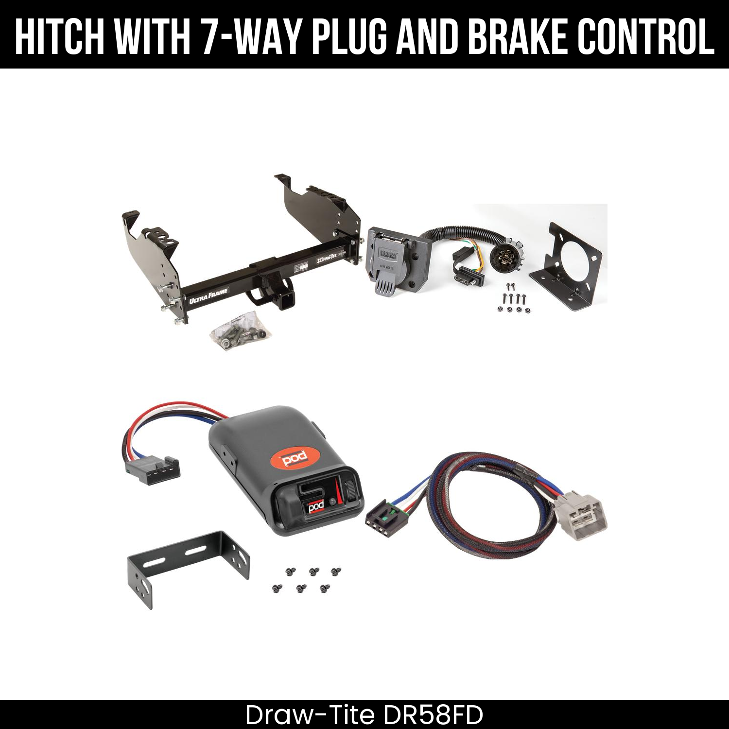 Trailer Hitch , 7-Way , Pro Series POD Brake Control