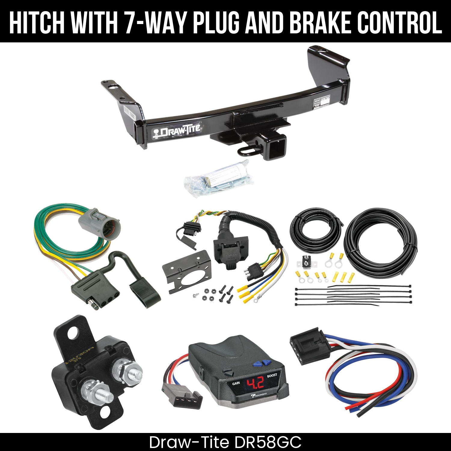 Trailer Hitch , 7-Way , Tekonsha Brake EVN Control