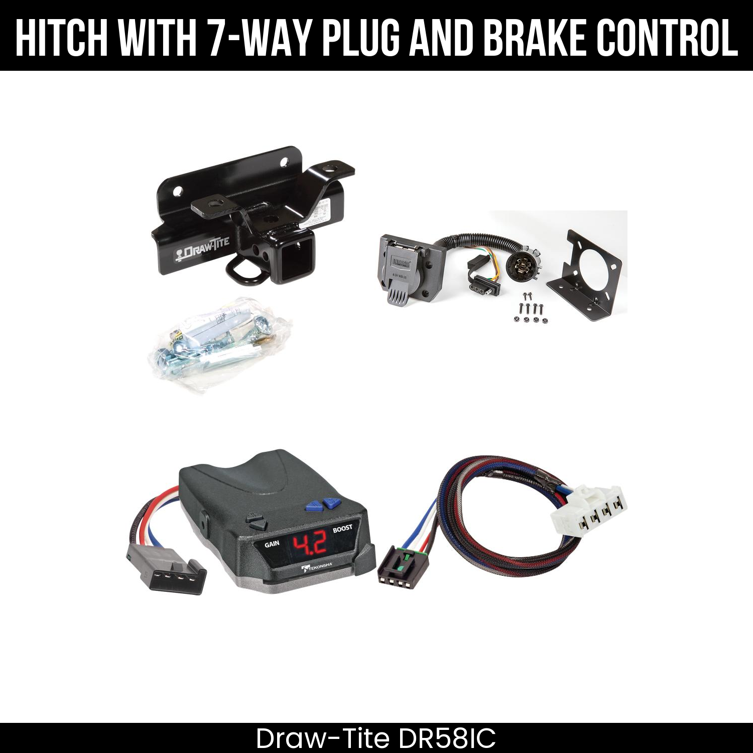 Trailer Hitch , 7-Way , Tekonsha Brake EVN Control