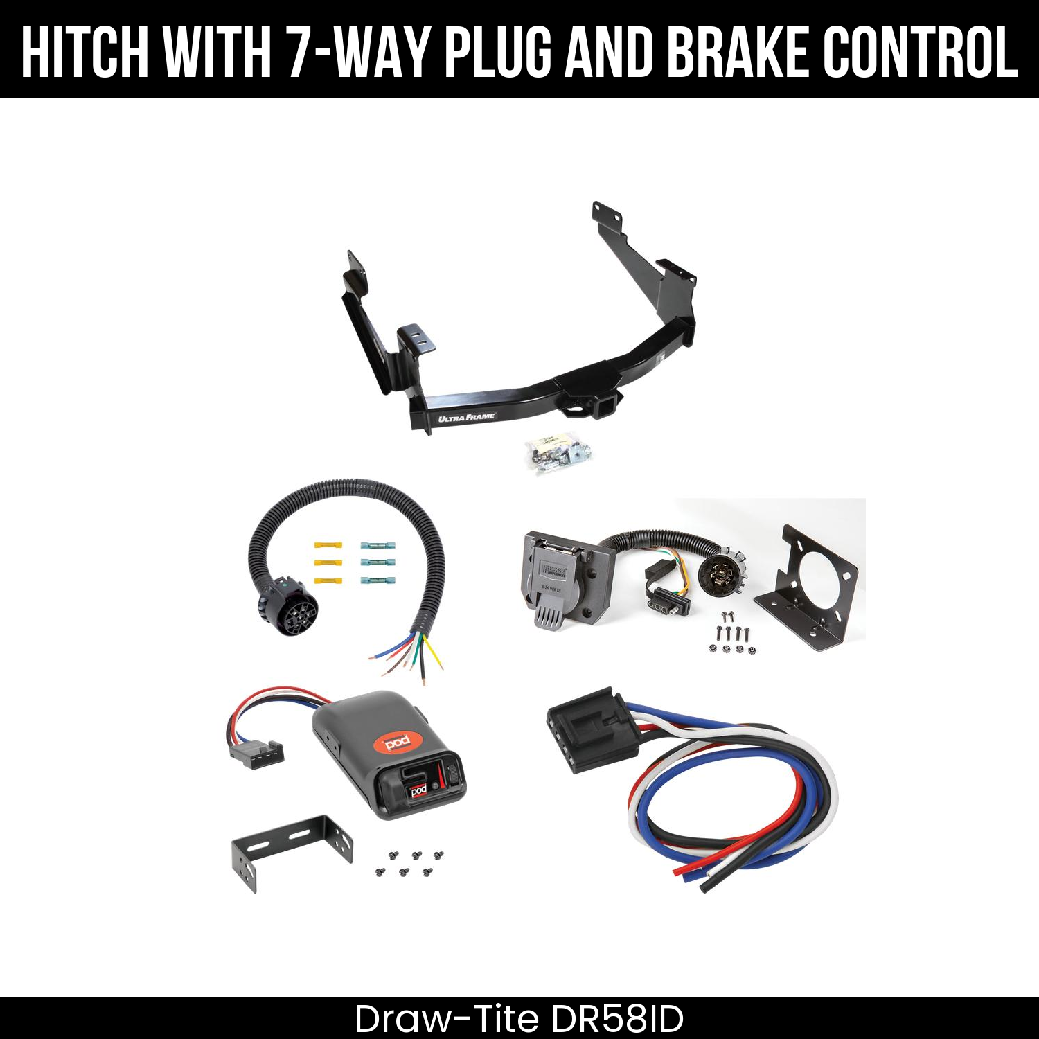 Trailer Hitch , 7-Way , Pro Series POD Brake Control