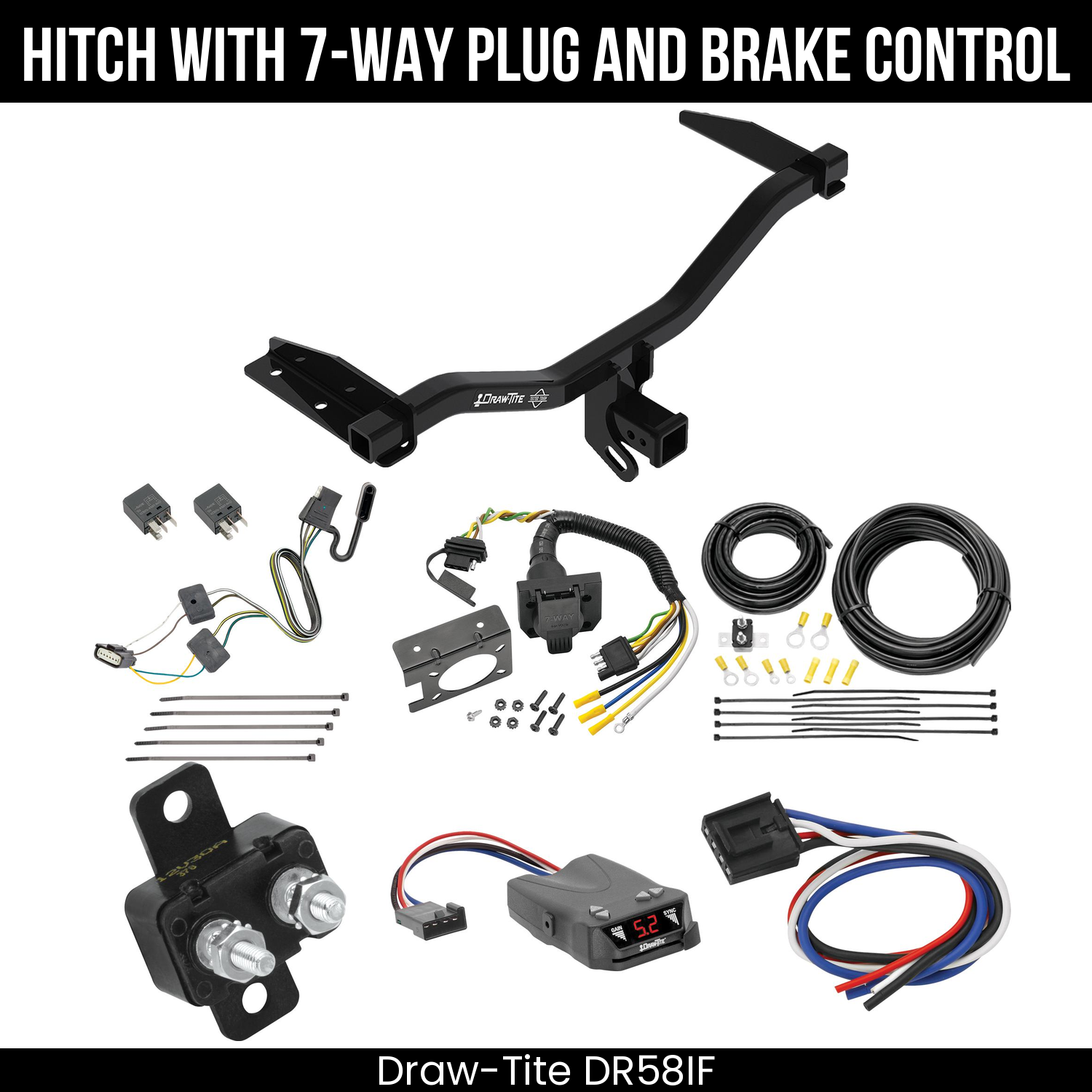 Trailer Hitch , 7-Way , Draw-Tite Activator IV Brake Control