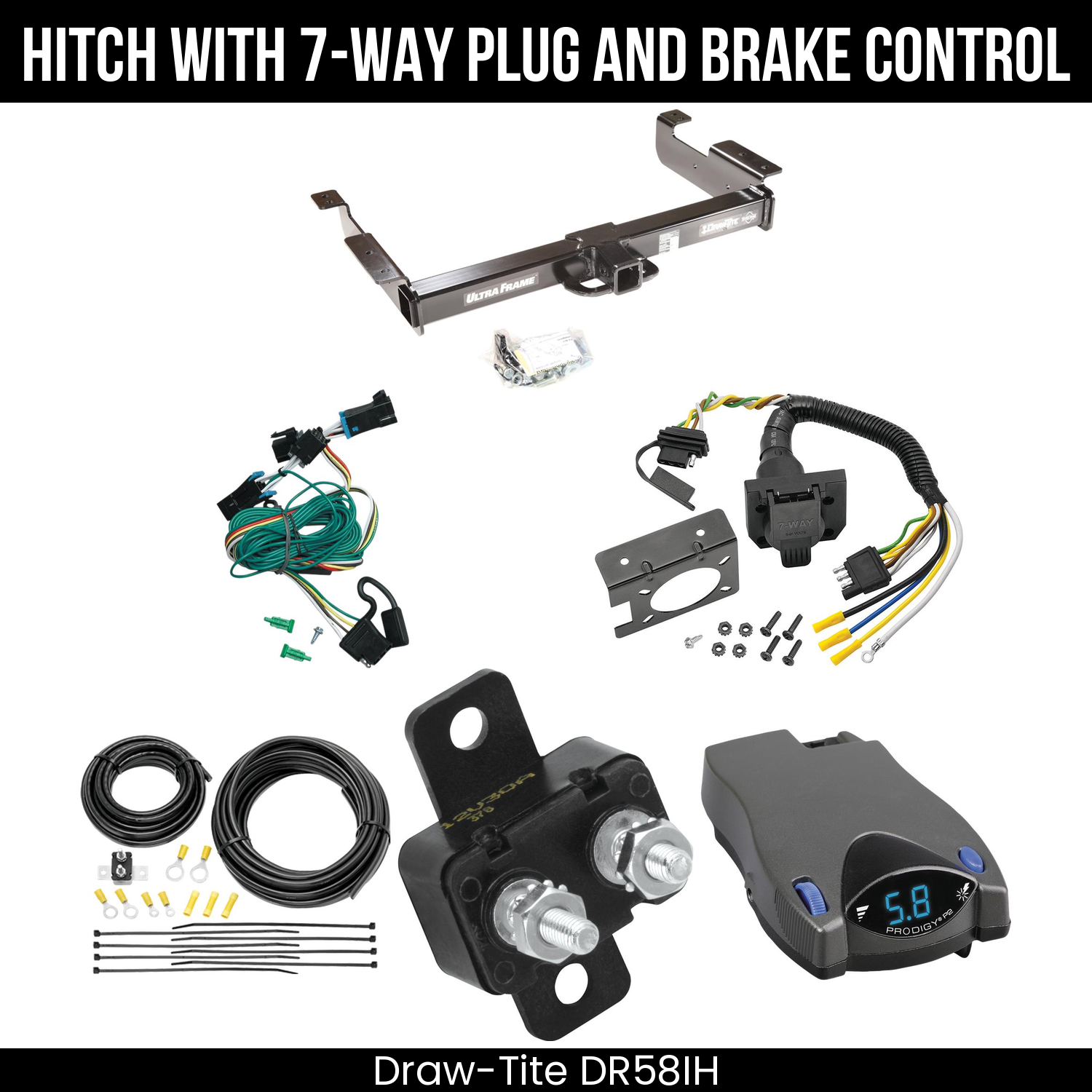 Trailer Hitch , 7-Way , Tekonsha Prodigy P2 Brake Control