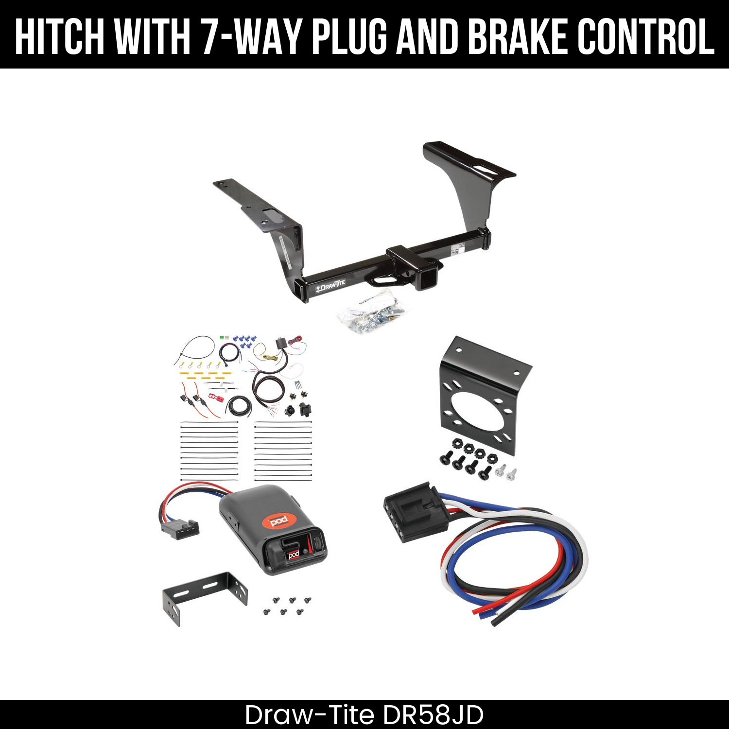 Trailer Hitch , 7-Way , Pro Series POD Brake Control