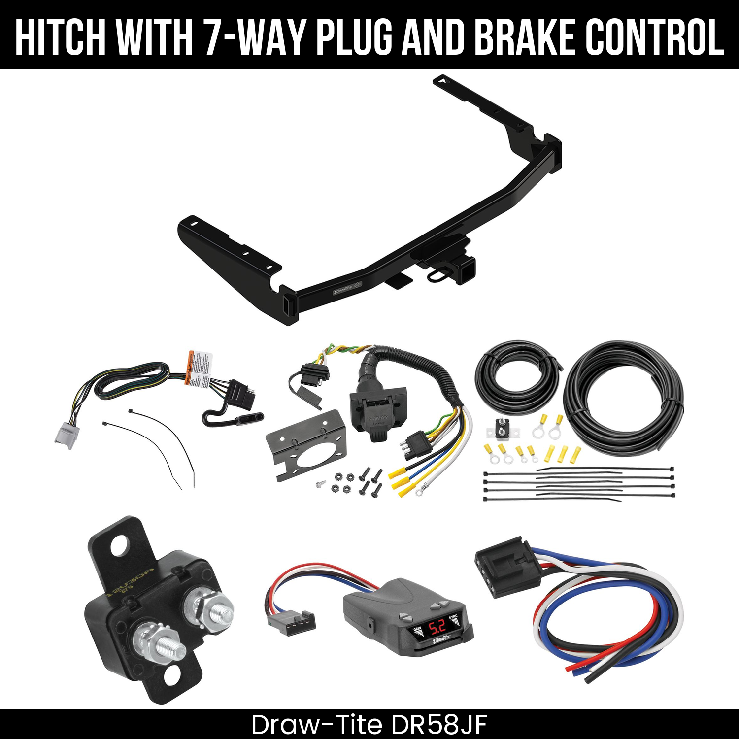 Trailer Hitch , 7-Way , Draw-Tite Activator IV Brake Control