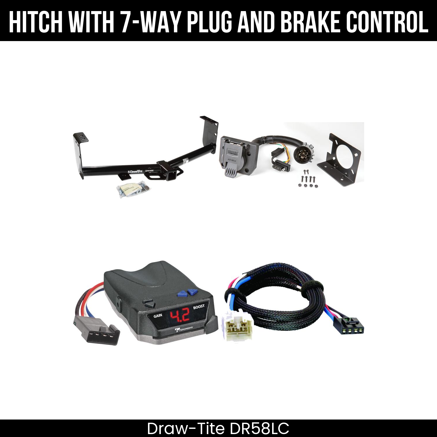 Trailer Hitch , 7-Way , Tekonsha Brake EVN Control