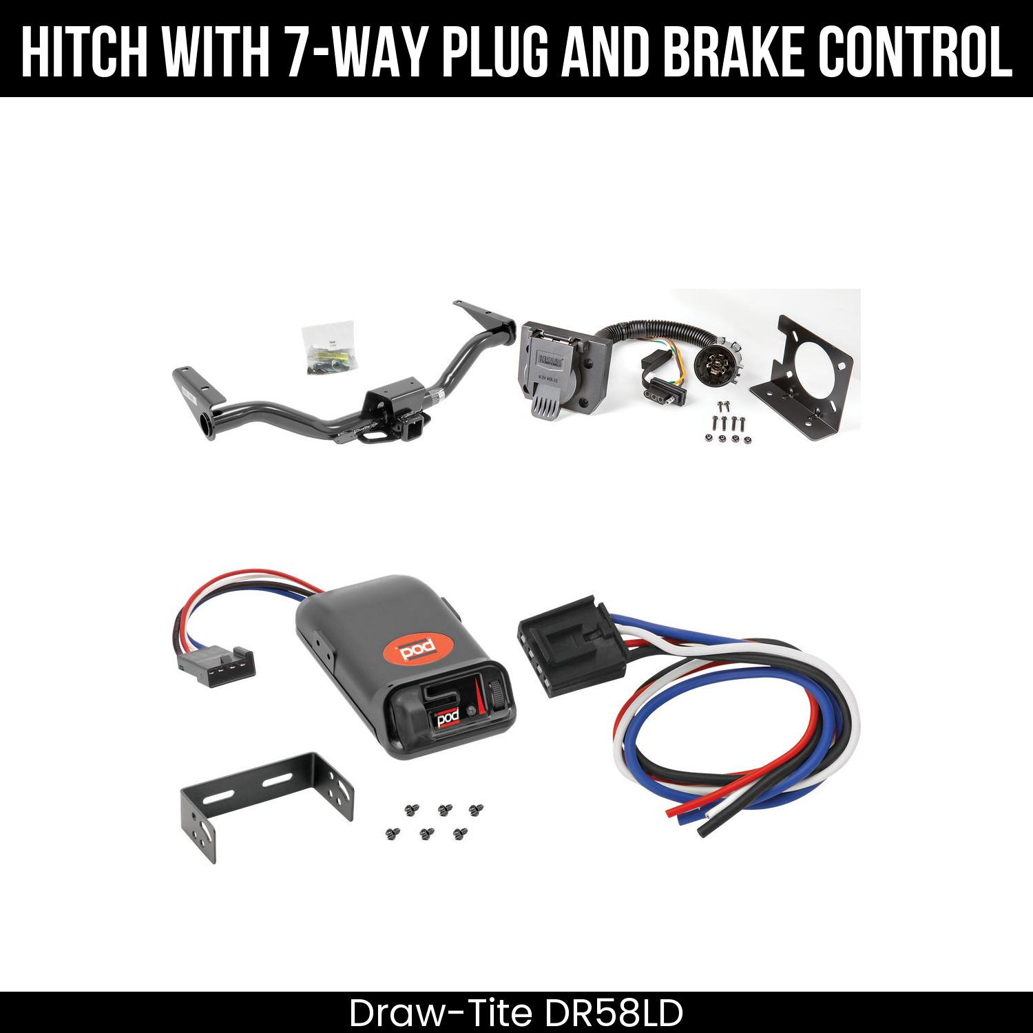 Trailer Hitch , 7-Way , Pro Series POD Brake Control