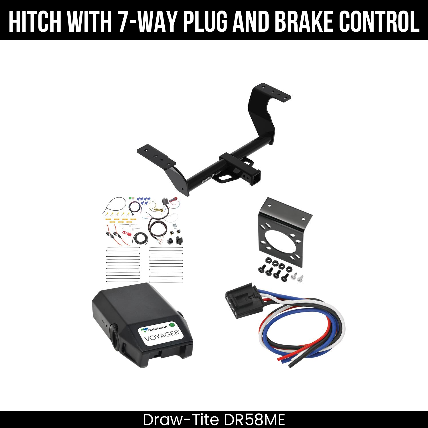 Trailer Hitch , 7-Way , Tekonsha Voyager Brake Control