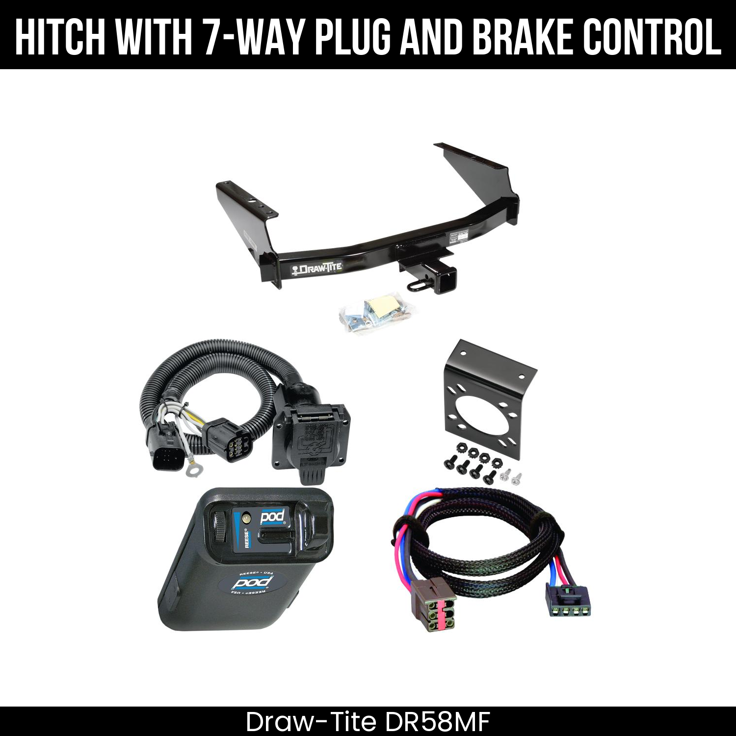 Trailer Hitch , 7-Way , Reese POD Brake Control