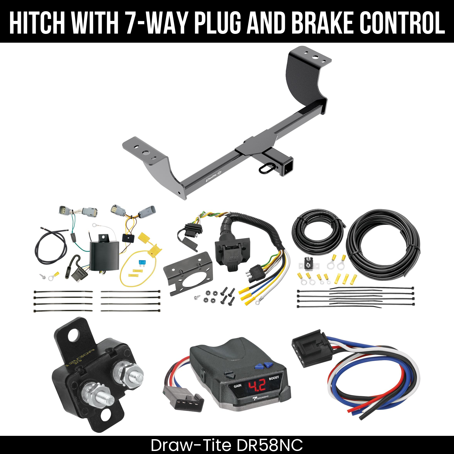 Trailer Hitch , 7-Way , Tekonsha Brake EVN Control
