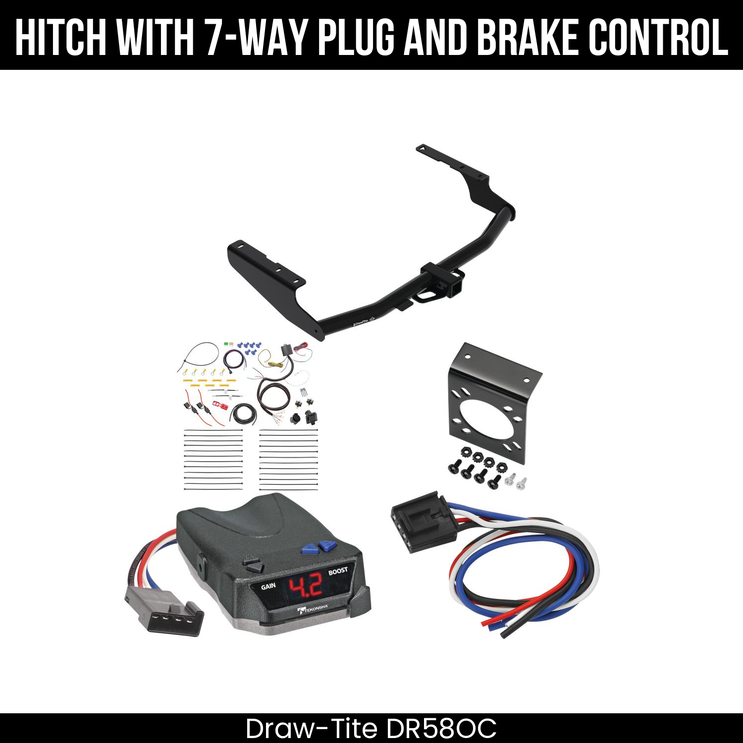 Trailer Hitch , 7-Way , Tekonsha Brake EVN Control