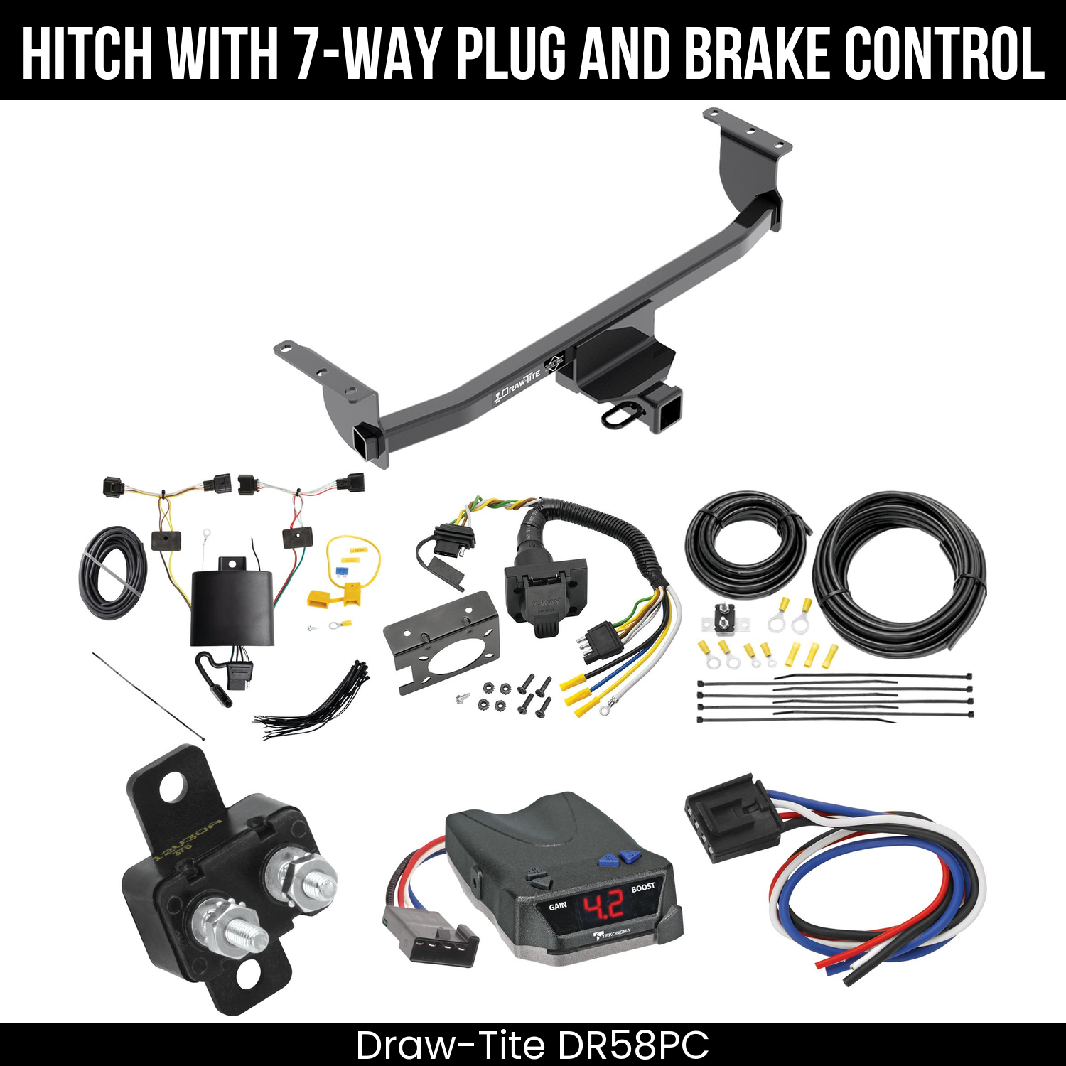 Trailer Hitch , 7-Way , Tekonsha Brake EVN Control
