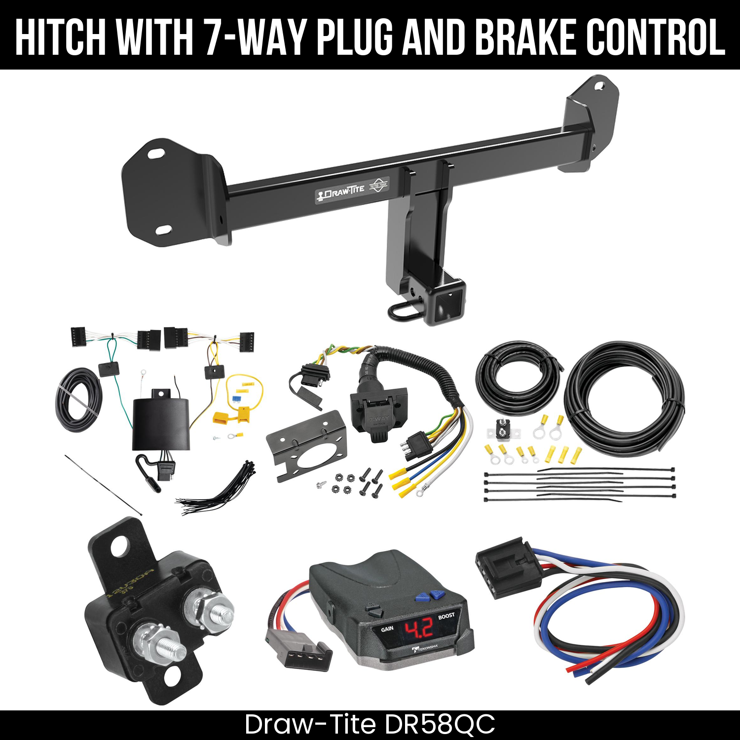 Trailer Hitch , 7-Way , Tekonsha Brake EVN Control