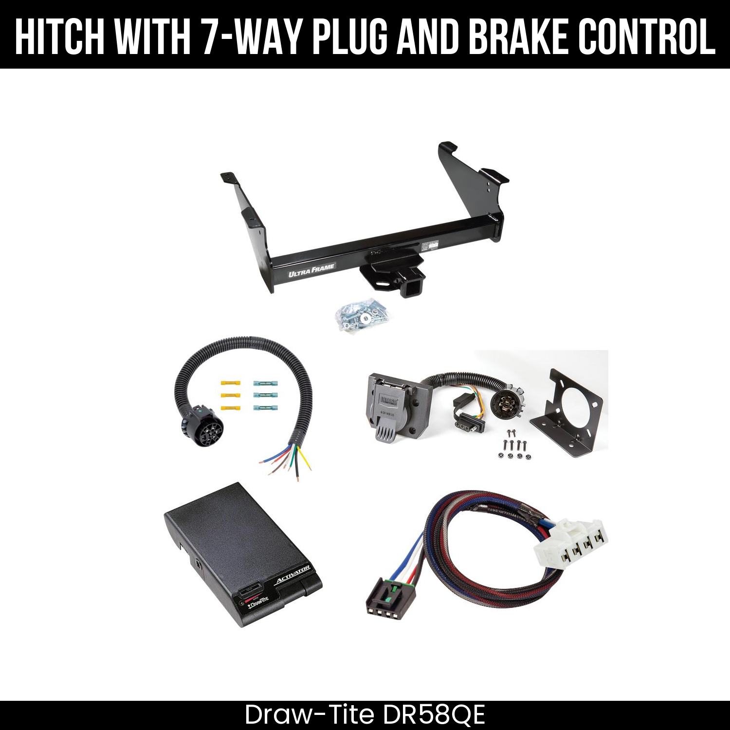 Trailer Hitch , 7-Way , Draw-Tite Activator Brake Control