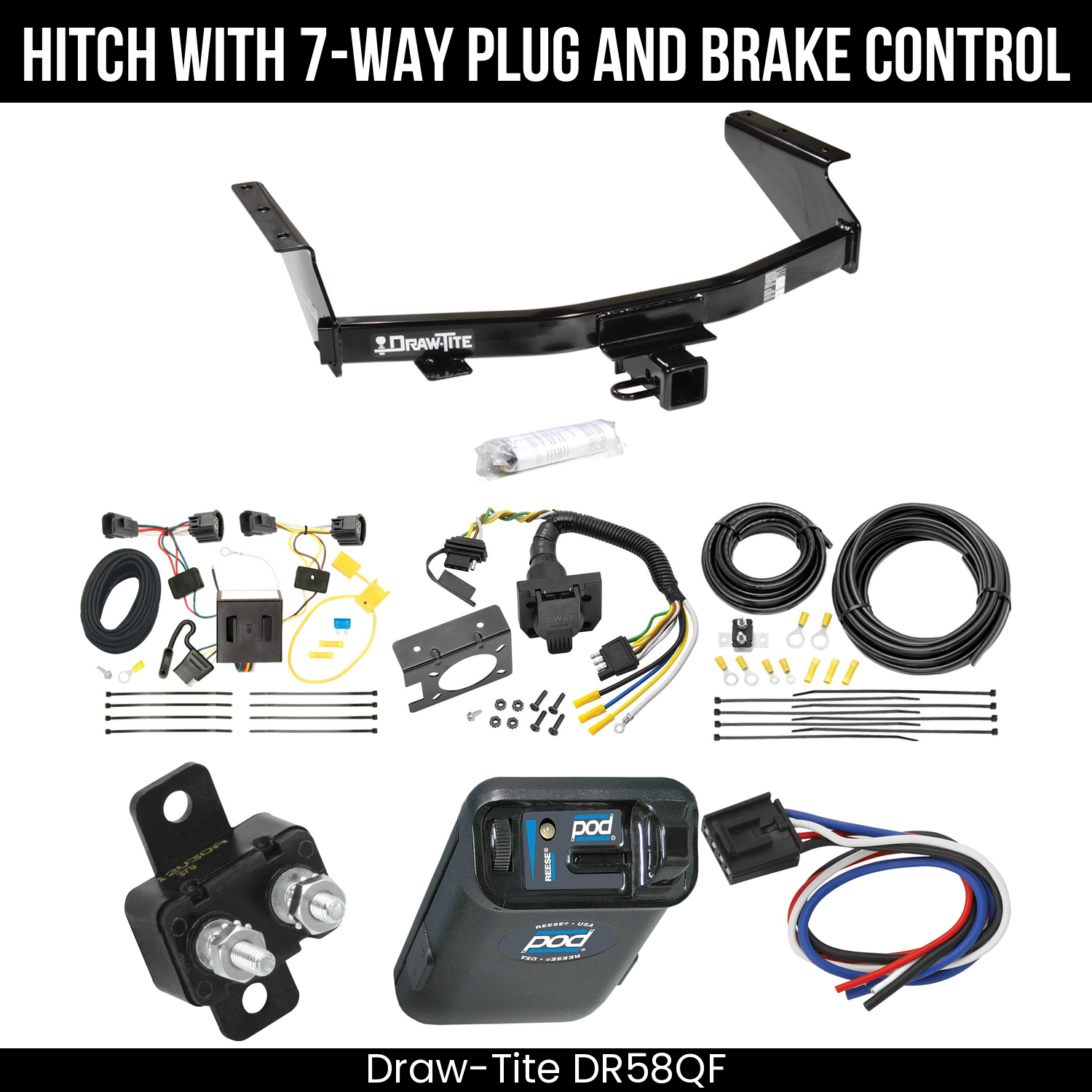 Trailer Hitch , 7-Way , Reese POD Brake Control