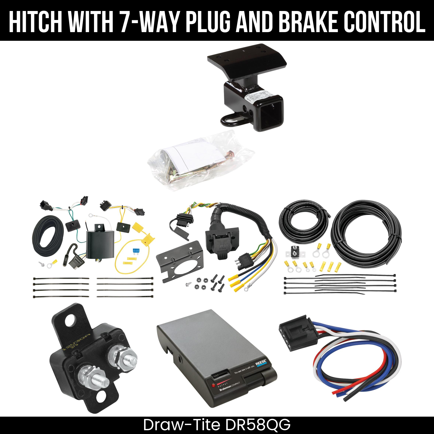 Trailer Hitch , 7-Way , Reese Brakeman Brake Control