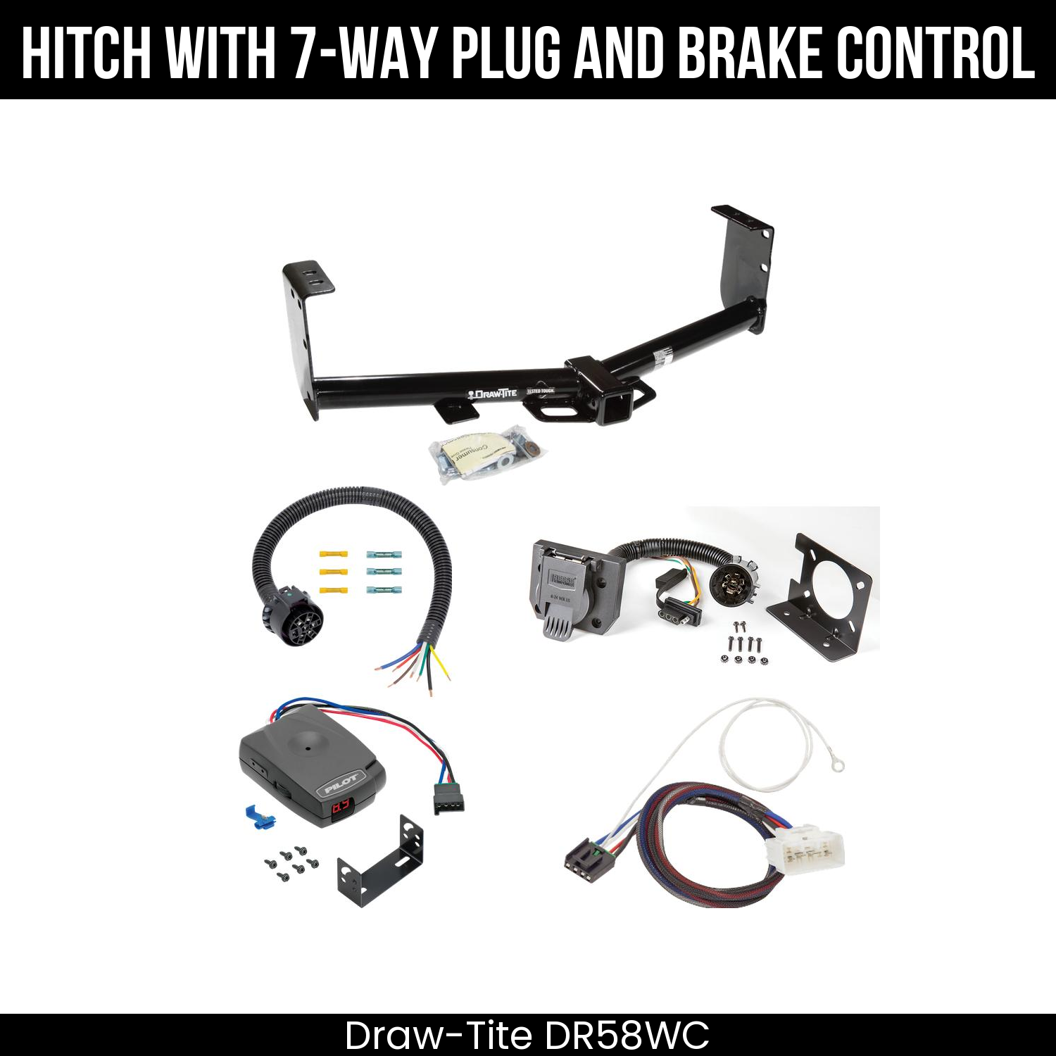 Trailer Hitch , 7-Way , Pro Series Pilot Brake Control