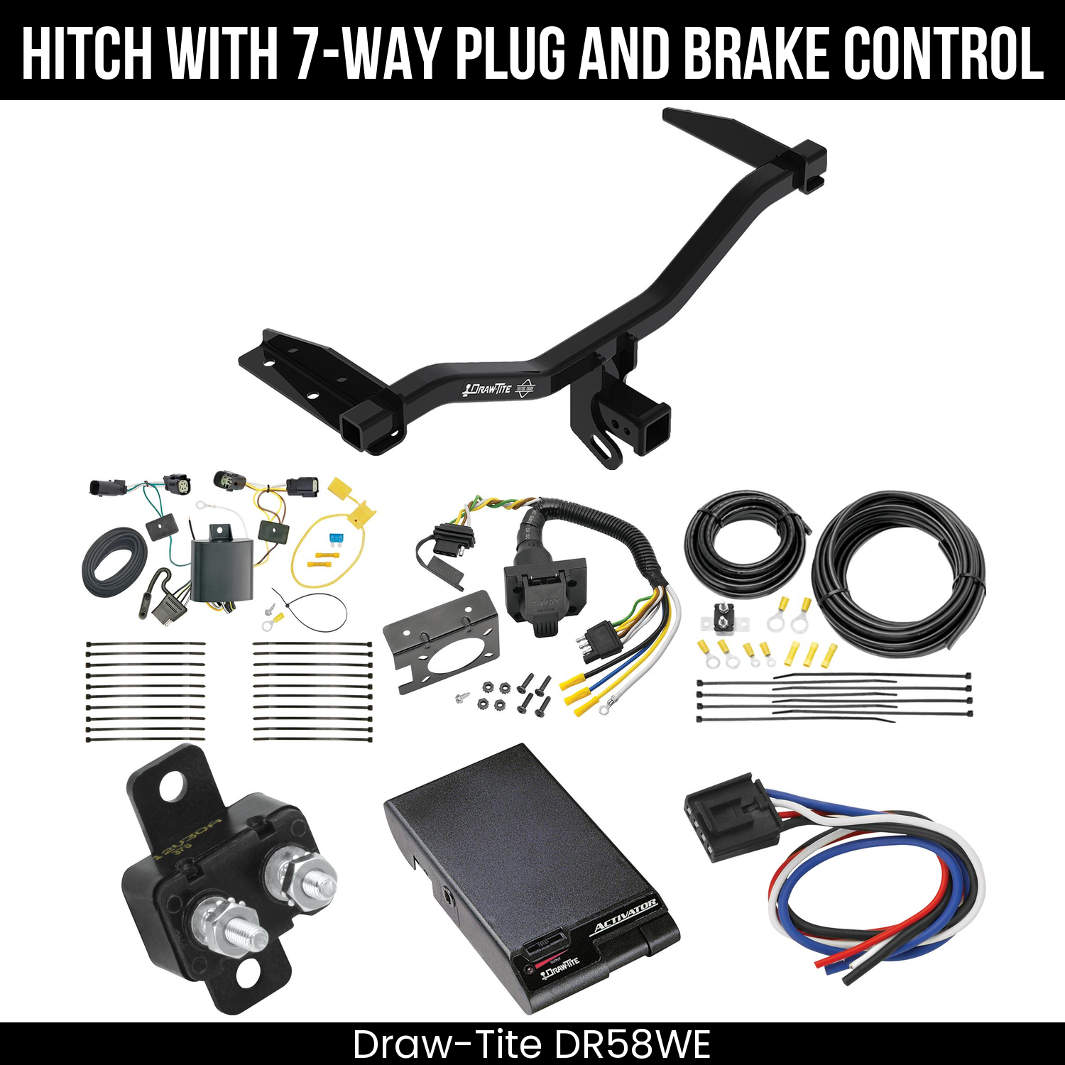 Trailer Hitch , 7-Way , Draw-Tite Activator Brake Control