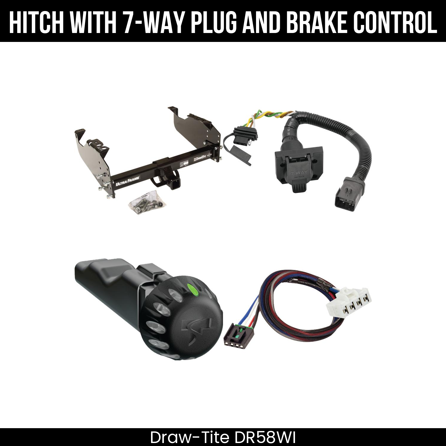 Trailer Hitch , 7-Way , Tekonsha Voyager iD Smart Brake Control