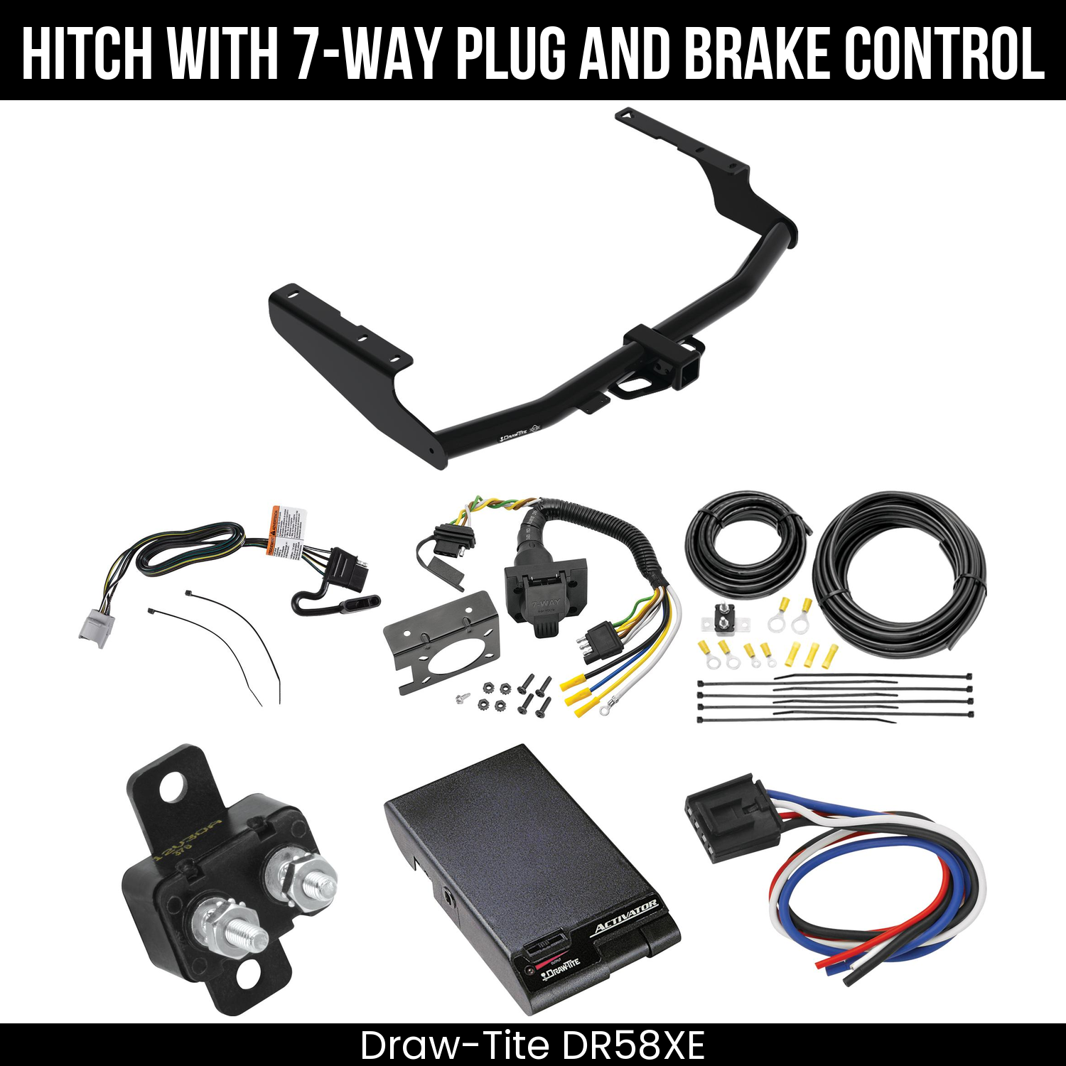 Trailer Hitch , 7-Way , Draw-Tite Activator Brake Control
