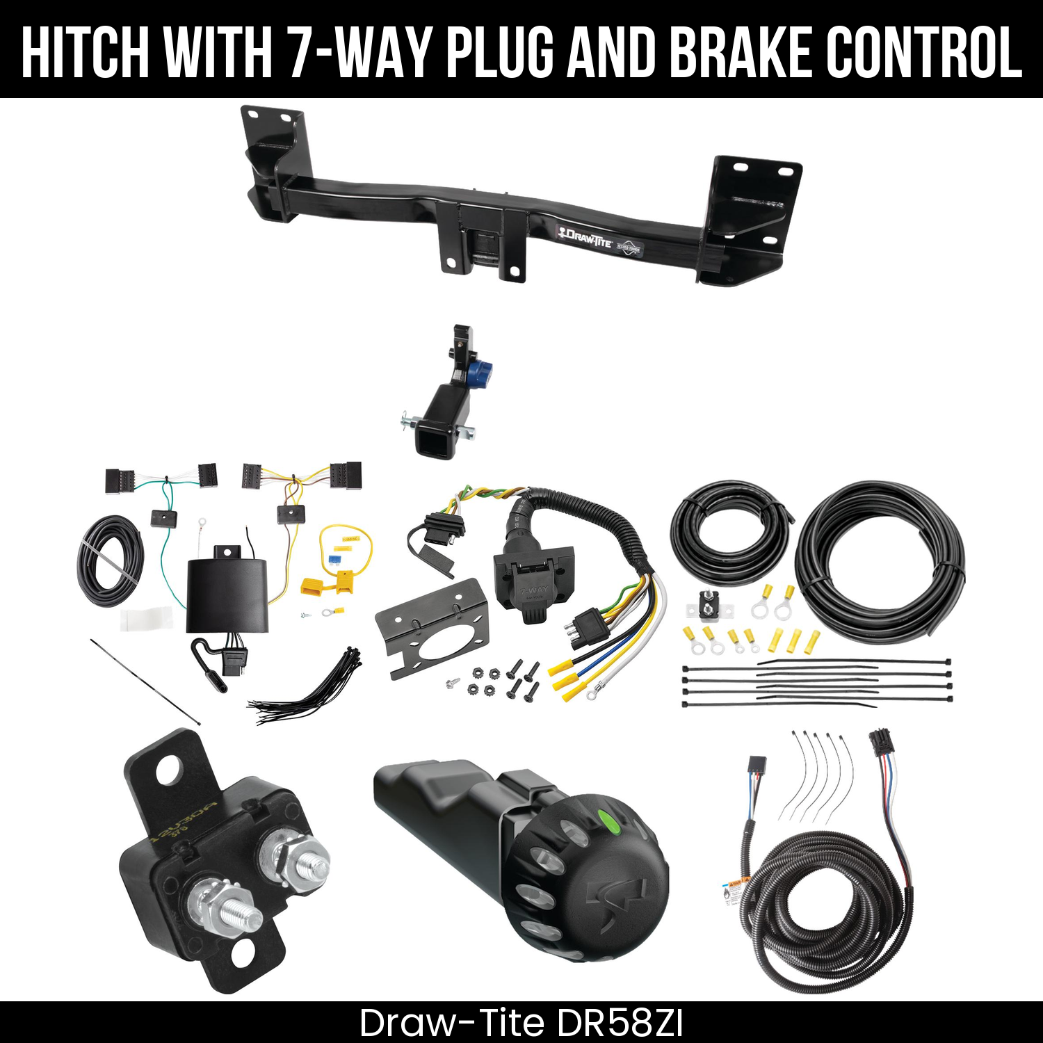Trailer Hitch , 7-Way , Tekonsha Voyager iD Smart Brake Control